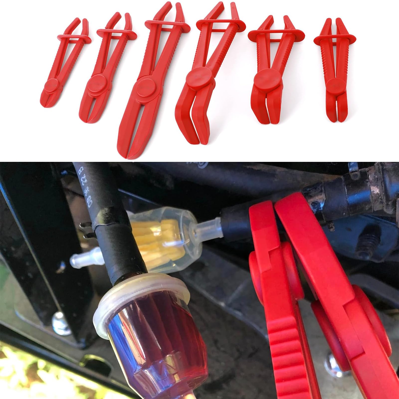 Lot de 9 pincettes à colliers et serrage et 6 pincettes de serrage pour tuyau de voiture