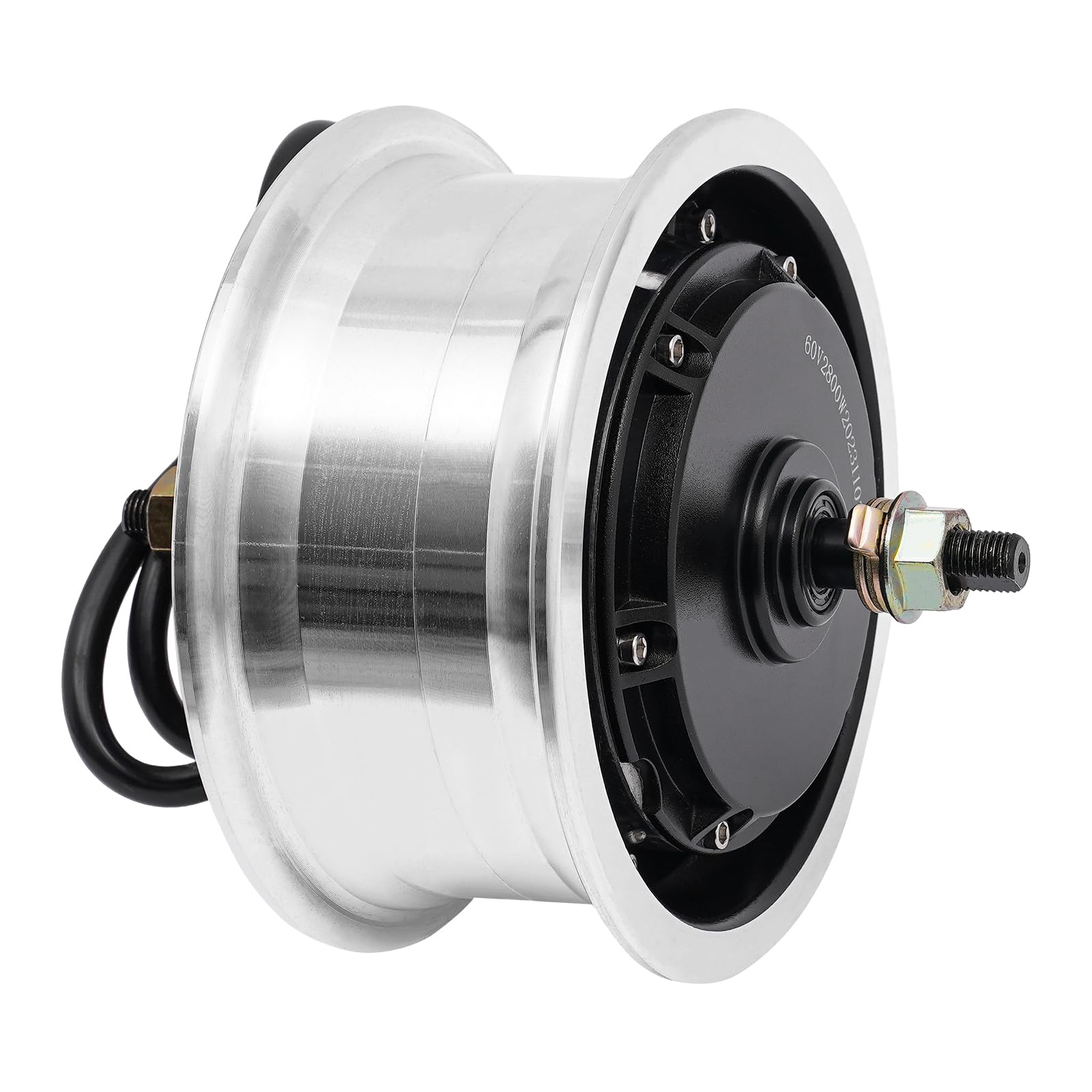 11" Brushless Electric Motor, 60V 2800W 1900rpm Front Drive and Rear Drive Available for 11 inch Electric Scooter Wheel