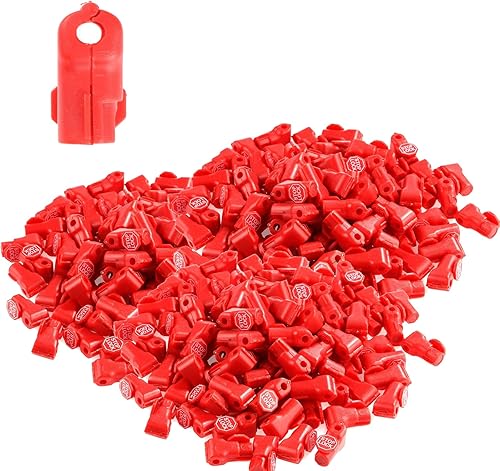 Miniatura 6 de IRONWALLS 200 cerraduras de gancho de clavija (rojo) Rojo,Negro,https:/ www.Yaxa/dp/undefined