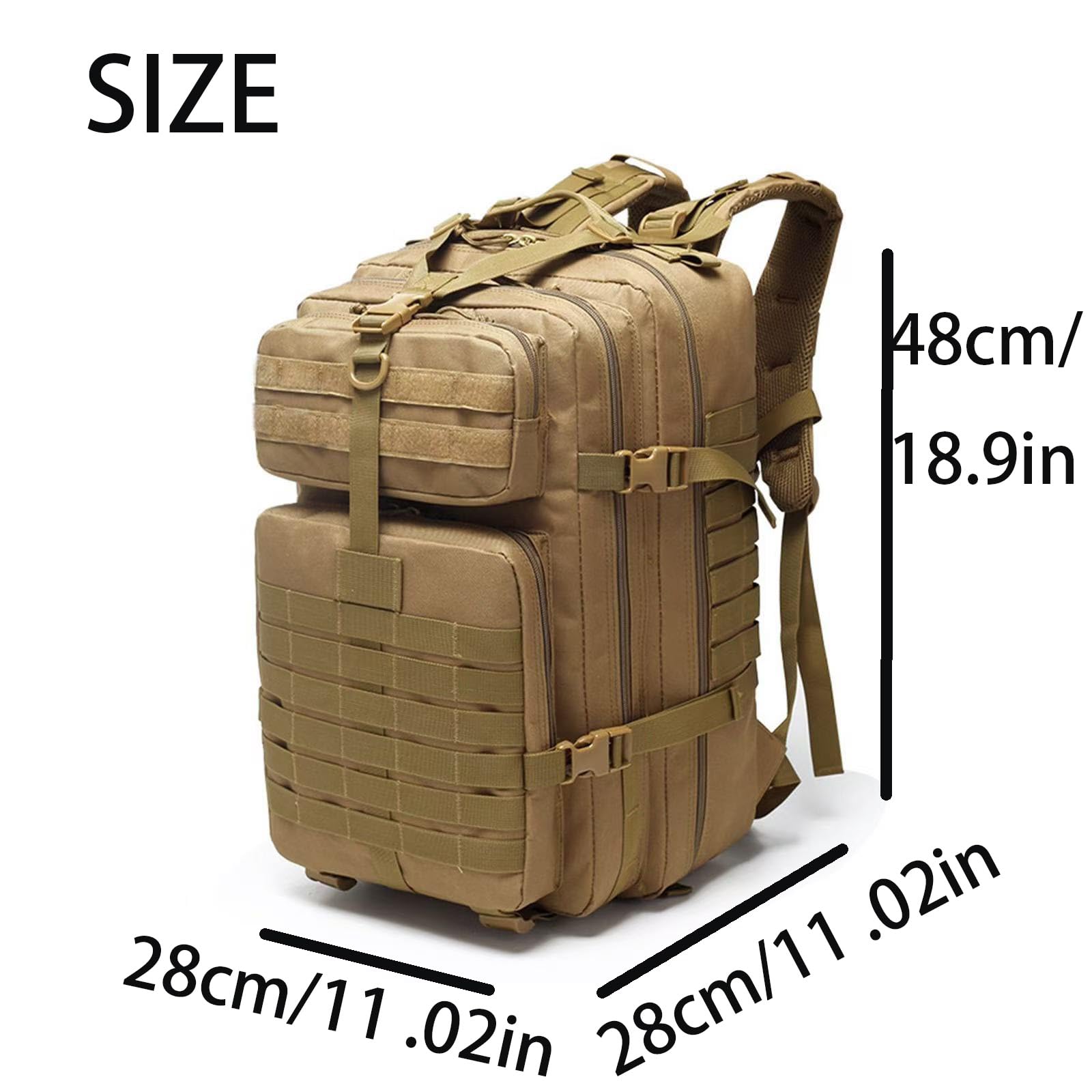 Mochila Militar Mochila Viaje Mochila Hombre 45L Mochila Tactica Mochilas Supervivencia Gran Capacidad Mochila Senderismo