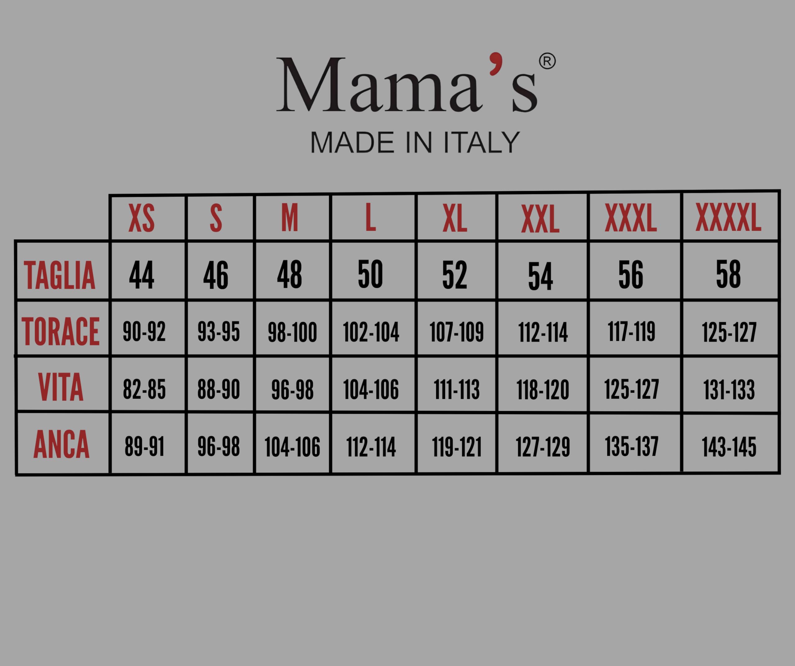 Mama's Divisa Sanitaria Donna/Uomo: Su Misura, No Stiro, con Taschino Ricamato e Tasche Utili