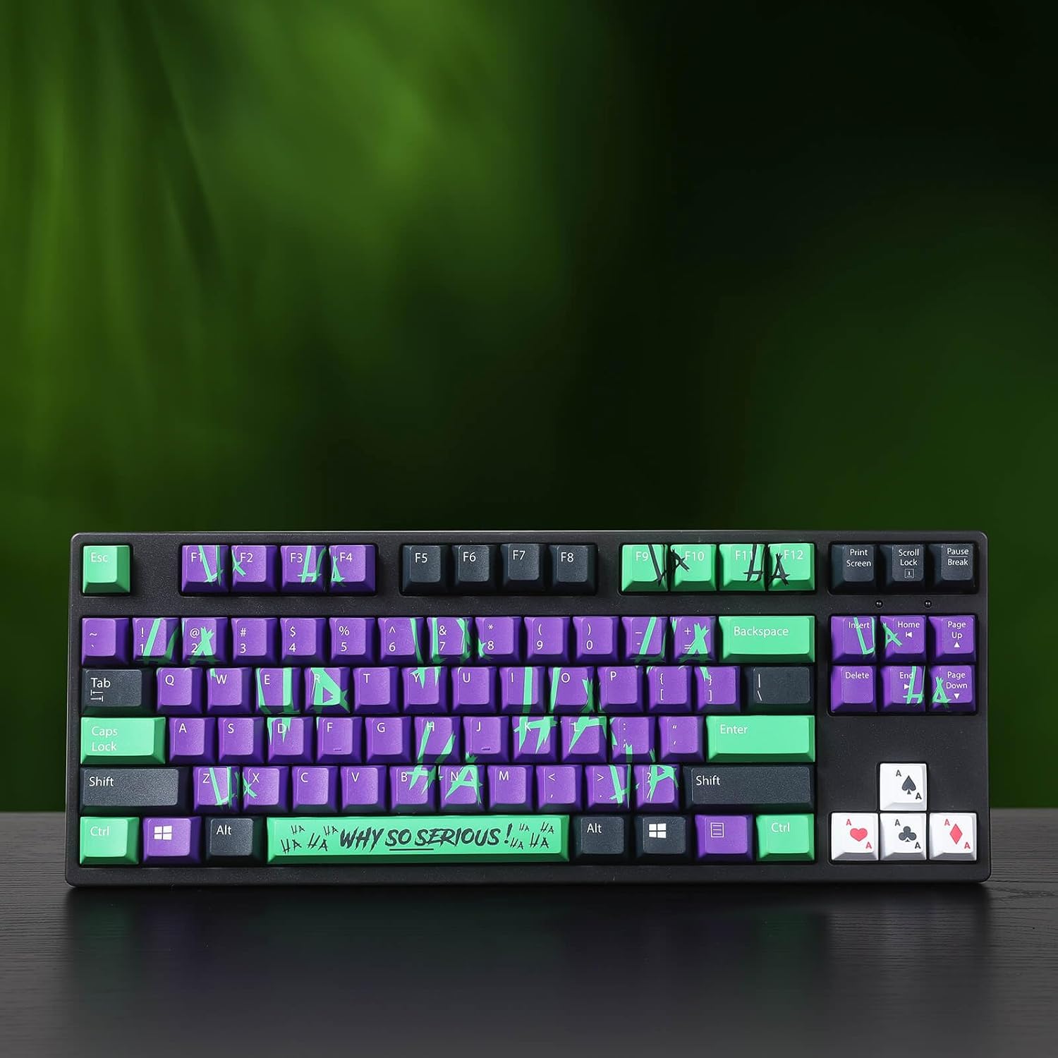 Joker Graffiti Custom Keycap Set | Cherry Profile | PBT Dye-Sub | 135 Keys | Mechanical Gaming Keyboards | PC Accessories