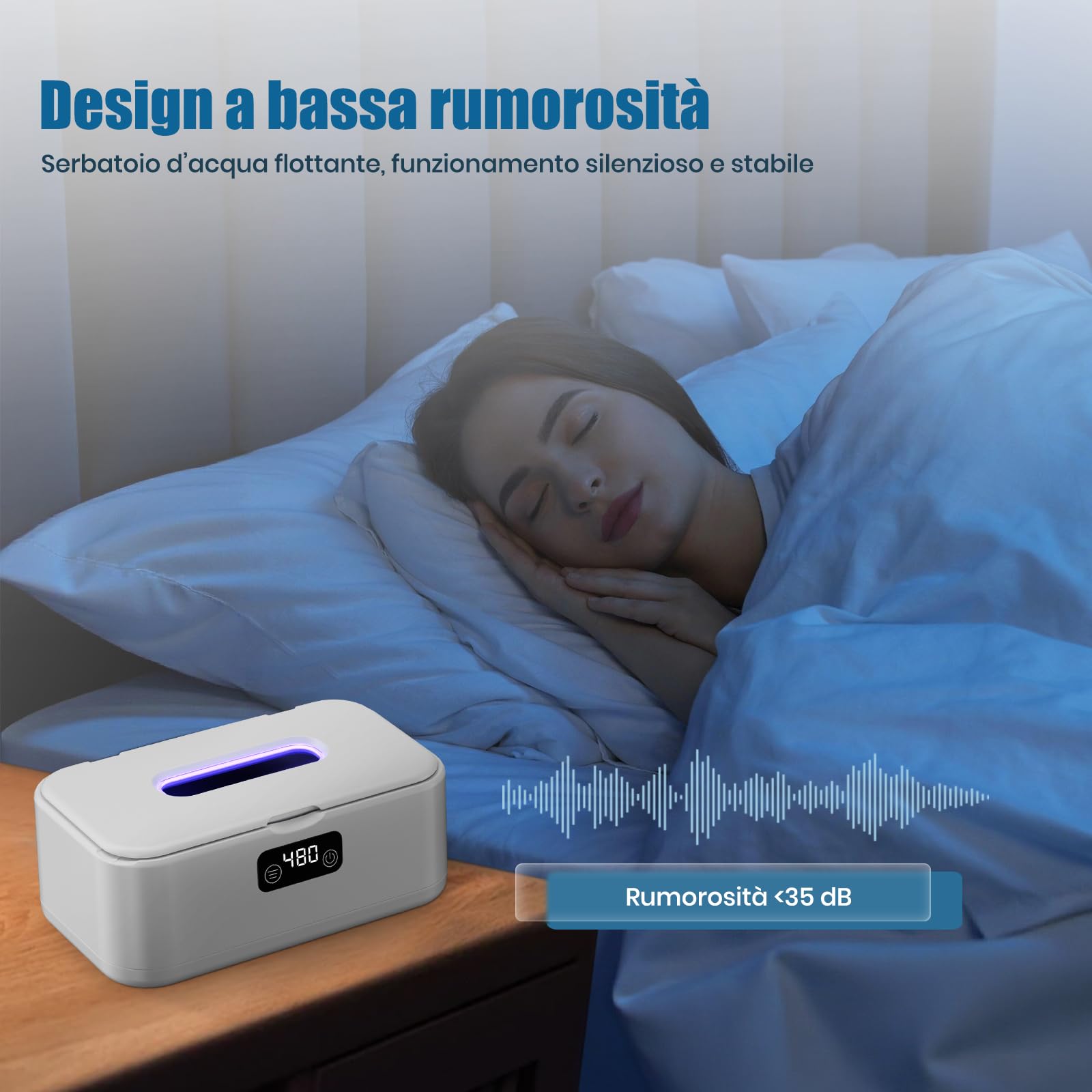 Limpiador Ultrasonidos, 49 kHz UV Limpiador por Ultrasonidos Profesional | 800 ml, 5 Funciones de Temporizador, Pantalla Digital, para Joyas, Gafas, Relojes, Dentaduras y Anillos