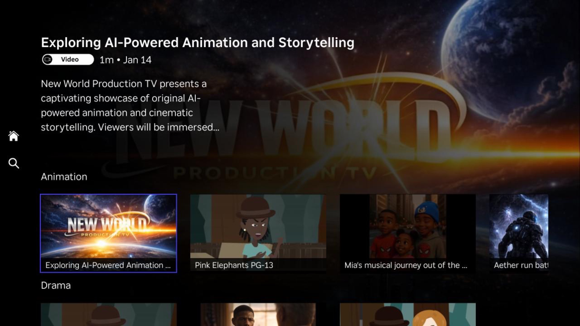 New World Production TV - App on Amazon Appstore