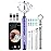 JEGOAT Ear Wax Removal Tool Camera, Ear Cleaner with Camera, Ear Cleaning Kit 1296P HD Ear Scope, 6 LED Lights and 12 Ear Picks, Earwax Removal with Otoscope to Earify Earwax for iOS and Android