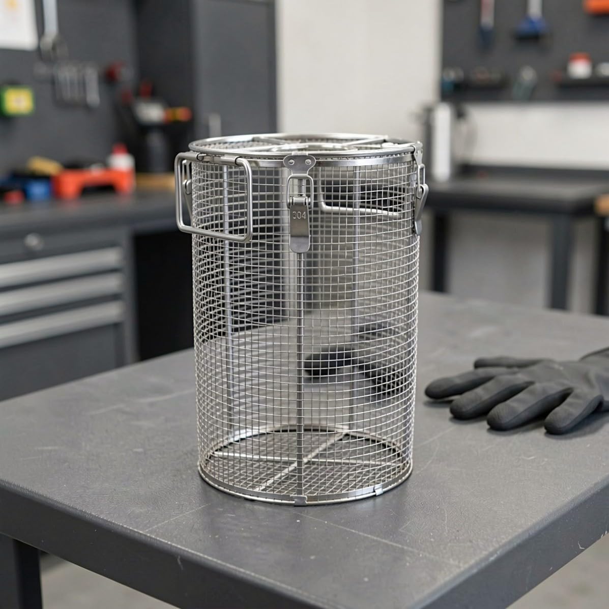 Panier Filtre Anti Colmatage pour Pompe Submersible en Acier Inoxydable