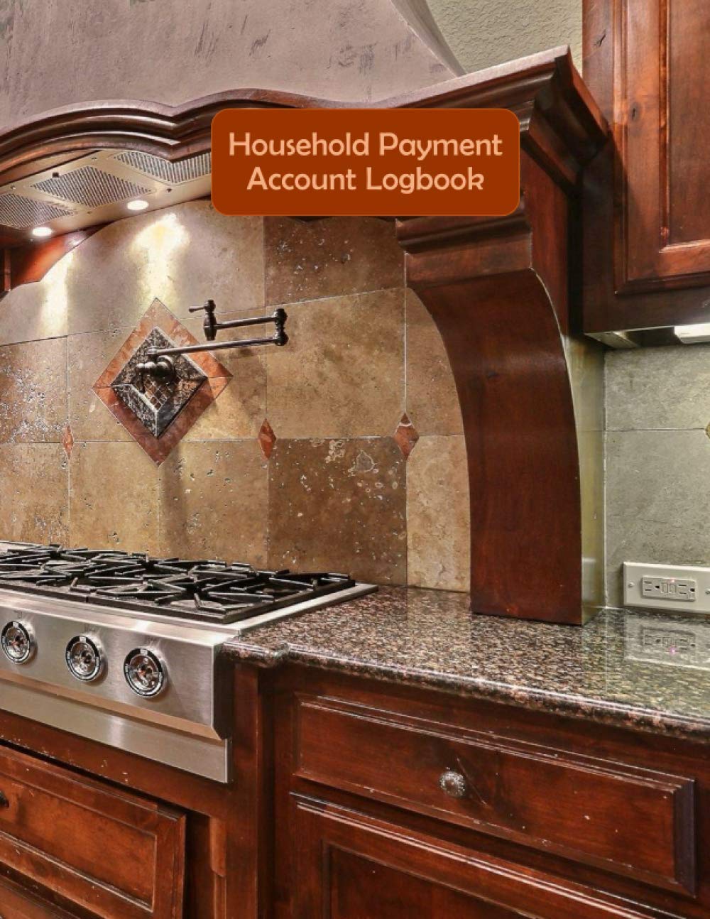 Household payment account Notebook, Logbook, 8.5"x11", 100 white pages with lined (1/7) with glossy cover.: US letter size, simple designed, perfect ... yourhome. For housewife, family, and others.