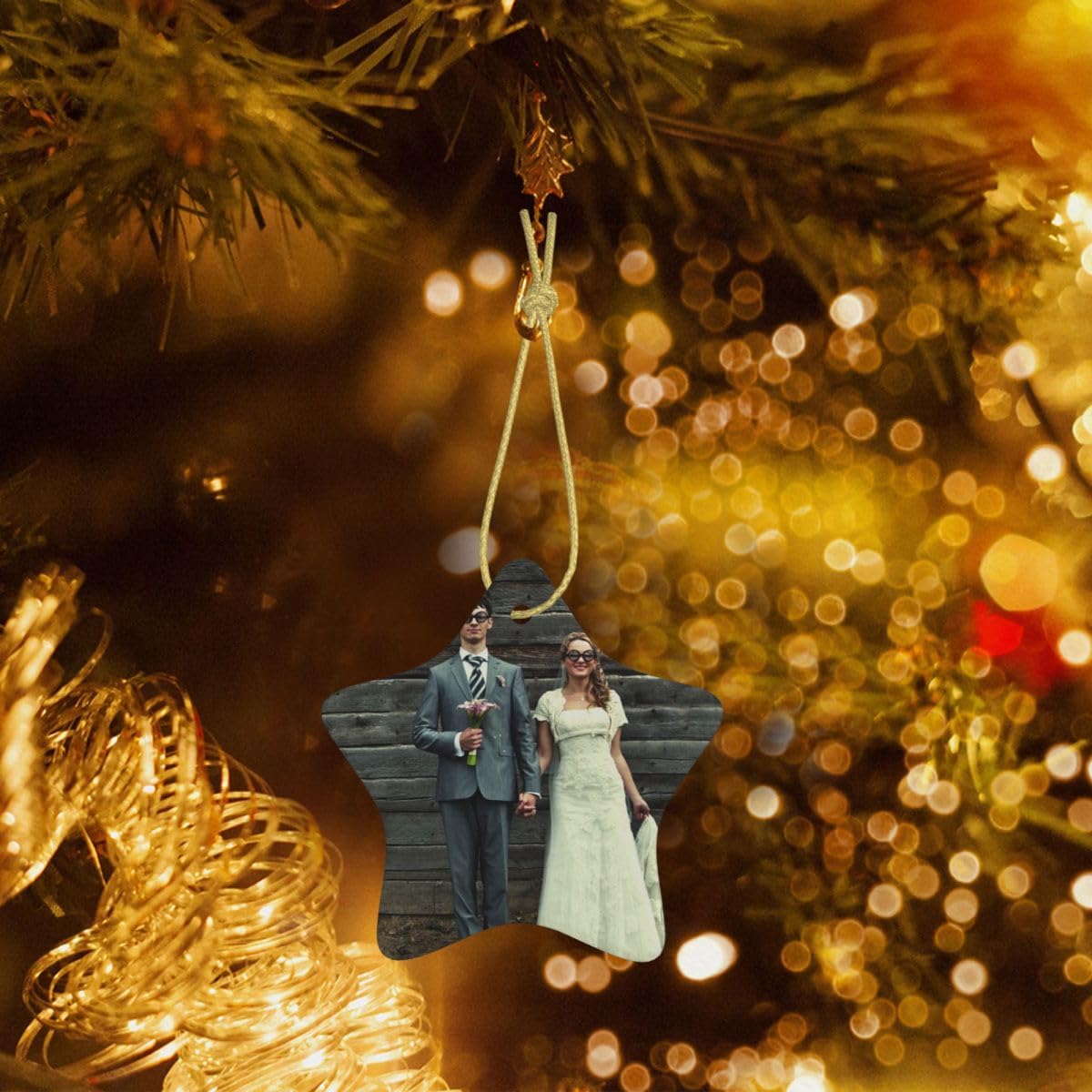 Adornos De Navidad Personalizados Con Foto, Adorno De Navidad Personalizado, Decoración única