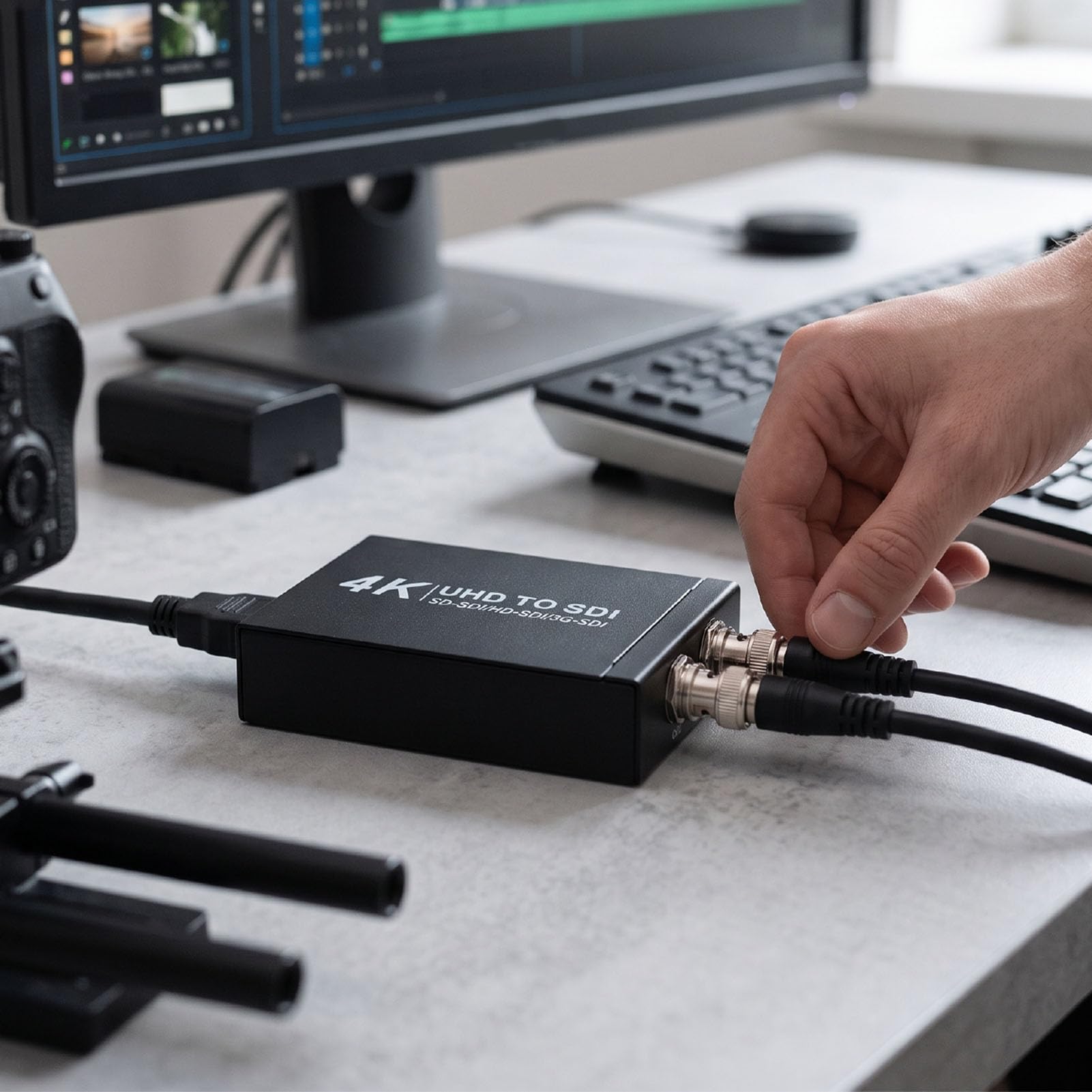 Annadue Interfejs Multimedialny HD na Konwerter SDI 4K z pętlą