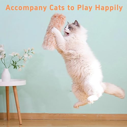 Miniatura 6 de Paquete de 3 almohadas suaves y duraderas con hierba gatera para gatos, color intenso con hierba gatera interactiva para interiores, juguetes de