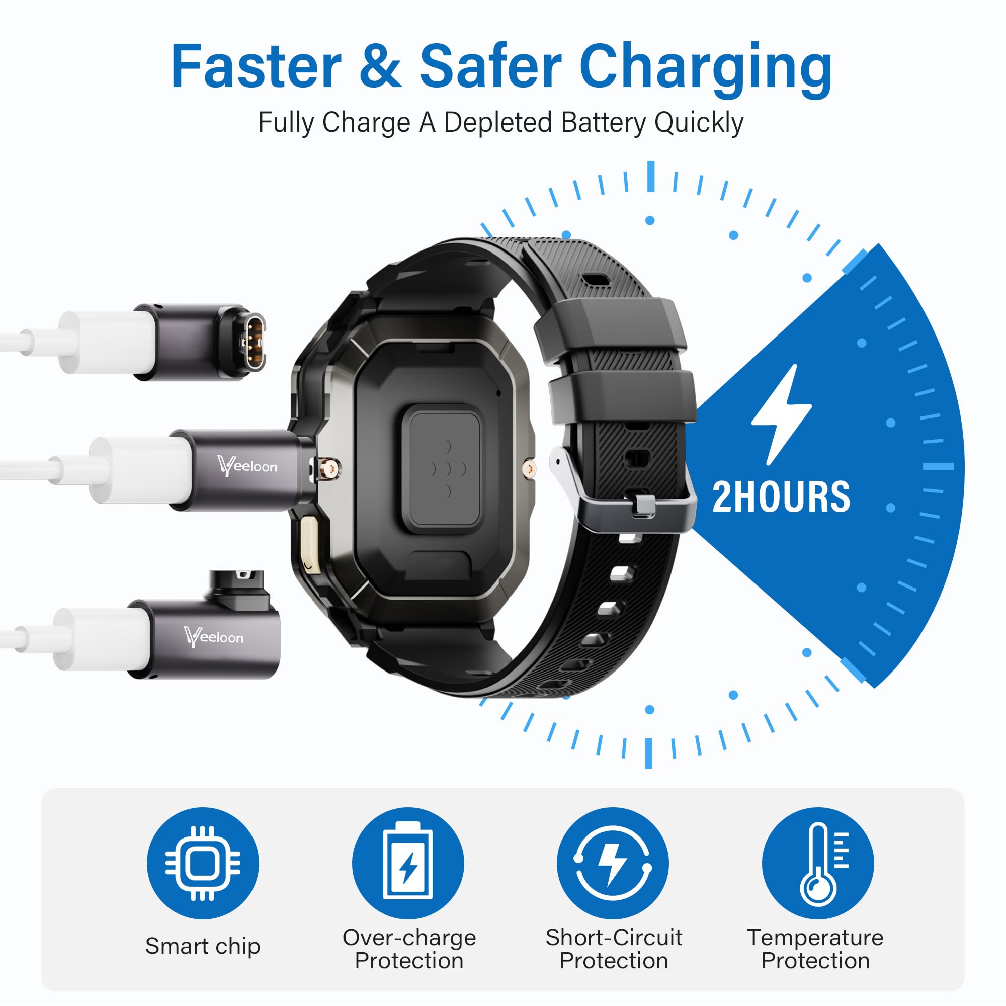 Prosty i zakrzywiony adapter ładujący USB C do zegarka Garmin Watch (zestaw 6 szt.), konwerter kabla C na Garmin Garmin Garmin z taśmą zabezpieczającą przed zgubieniem, bezpieczne szybkie