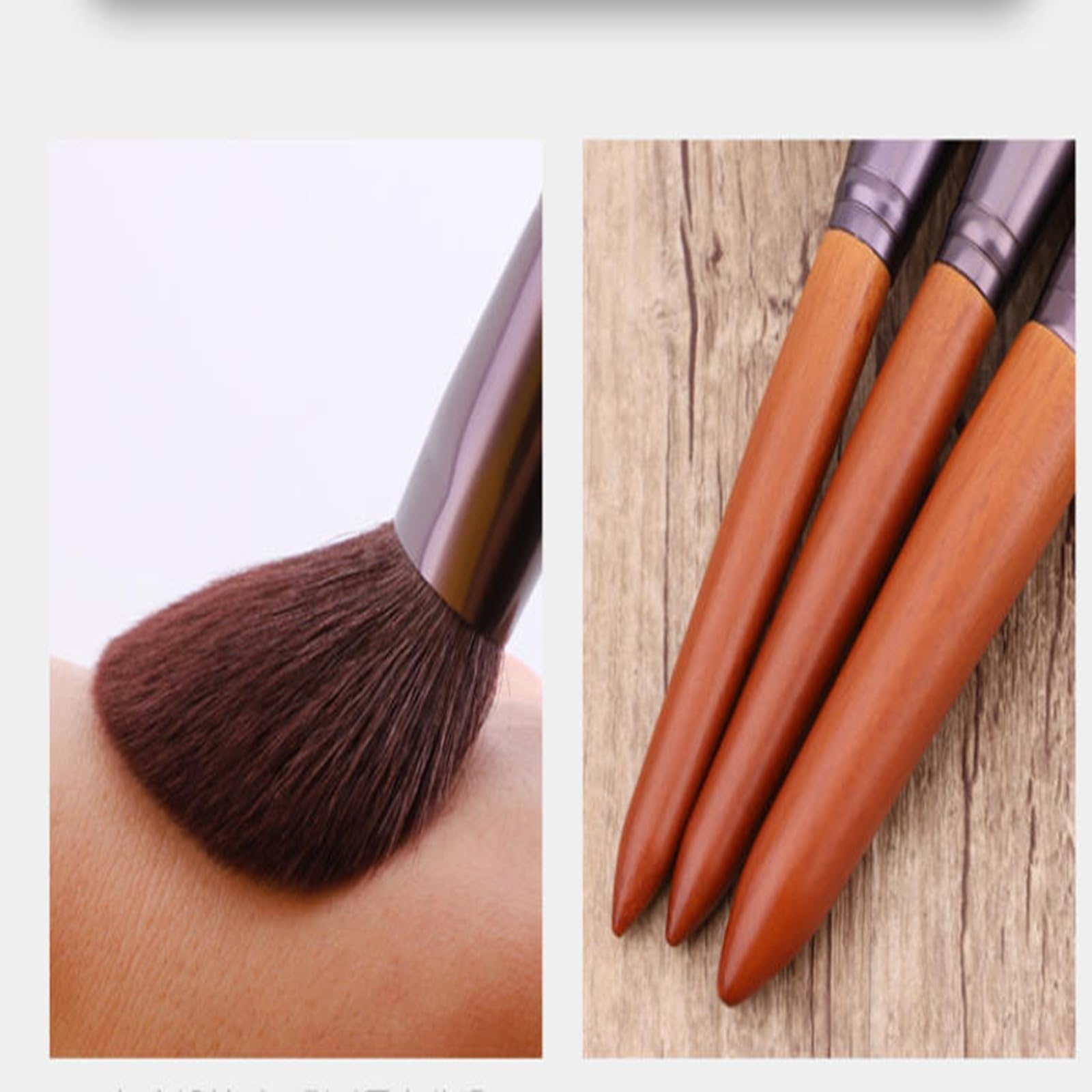 Make-up Pinsel Set 15 stück Von Make-Up Pinsel Set Volle Pulver Foundation Make-up Professional(Braun)
