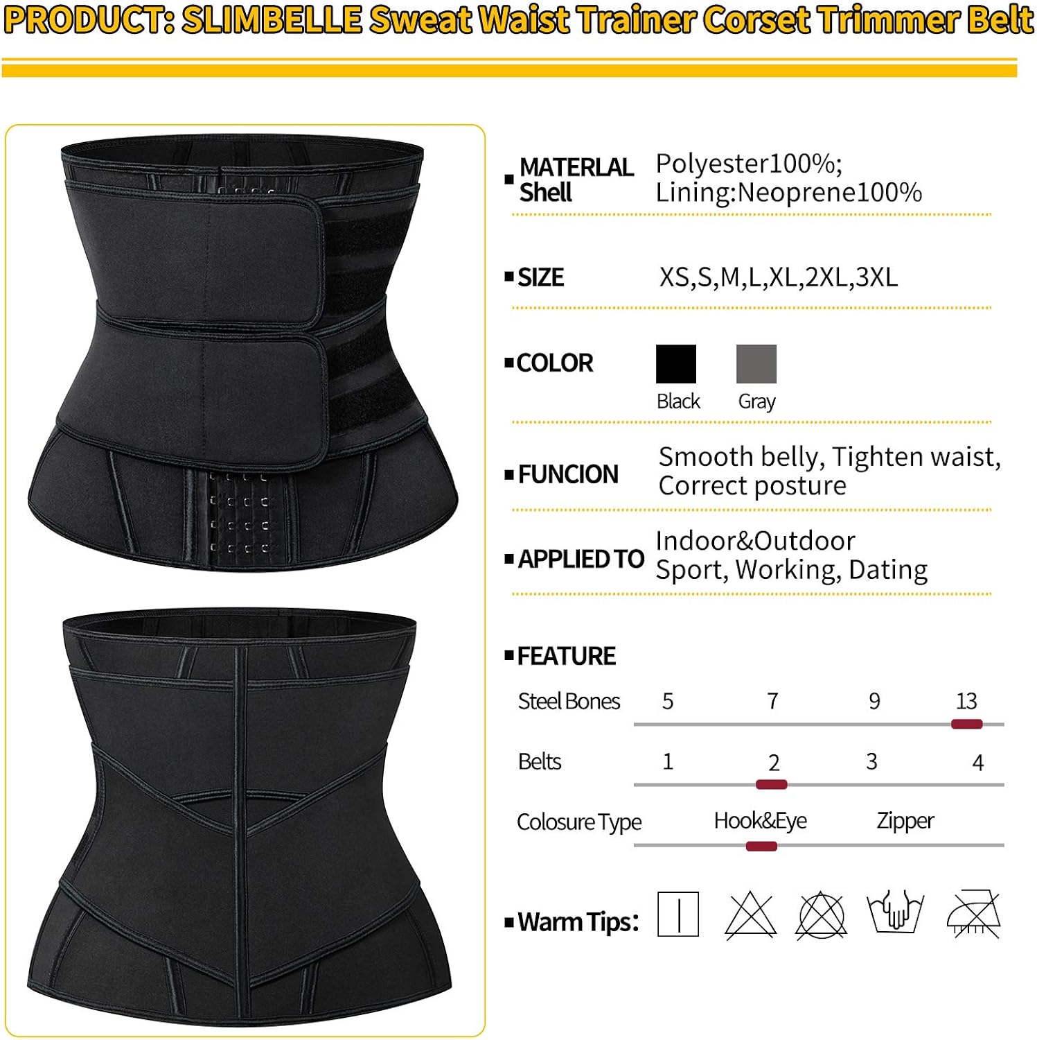 The alpha therapy waist trainer Clearance
