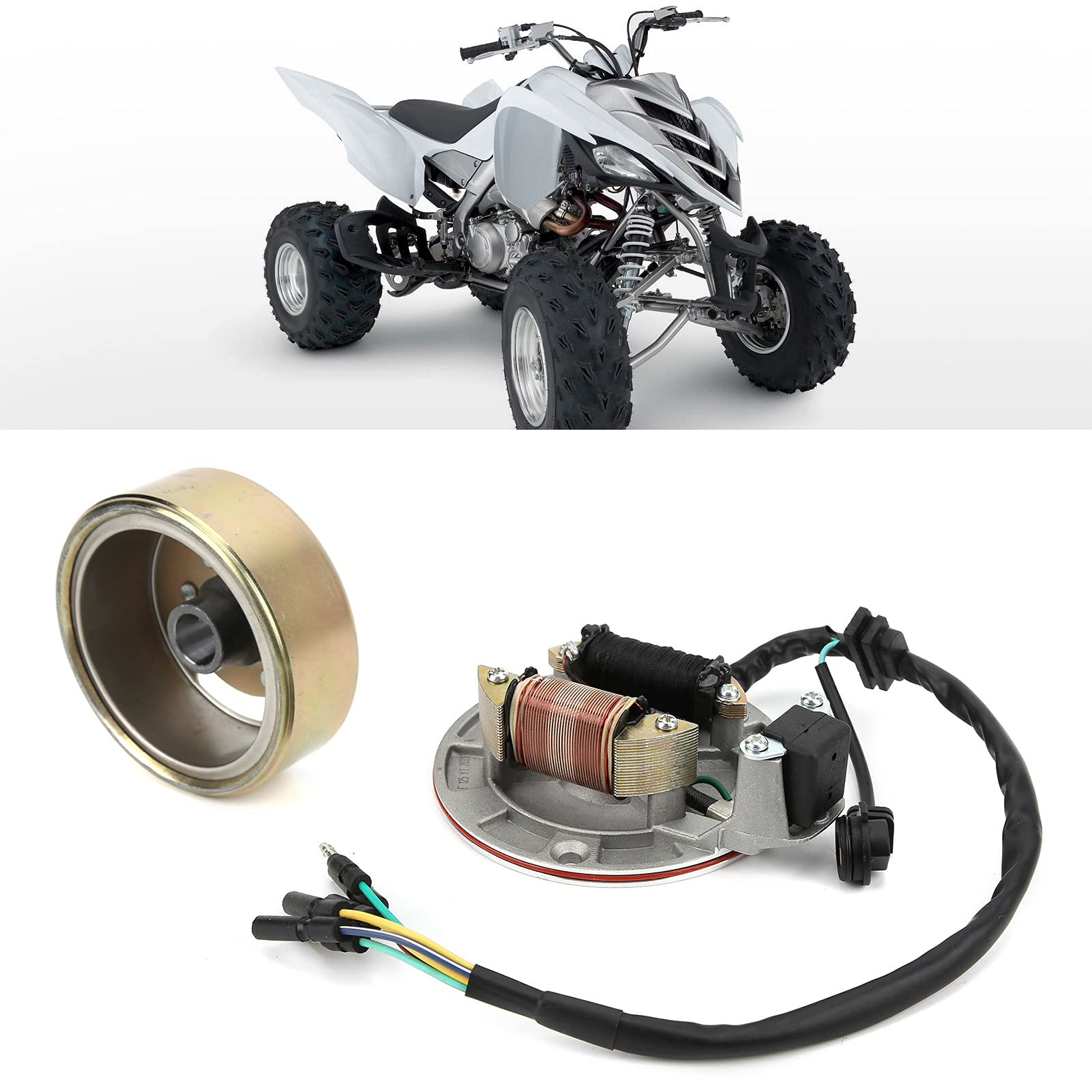 CHICIRIS Volant Moteur de Stator D'allumage, RéParation du Volant D'Inertie du Stator D'Allumage pour Moteur Lifan Pit Dirt Bike