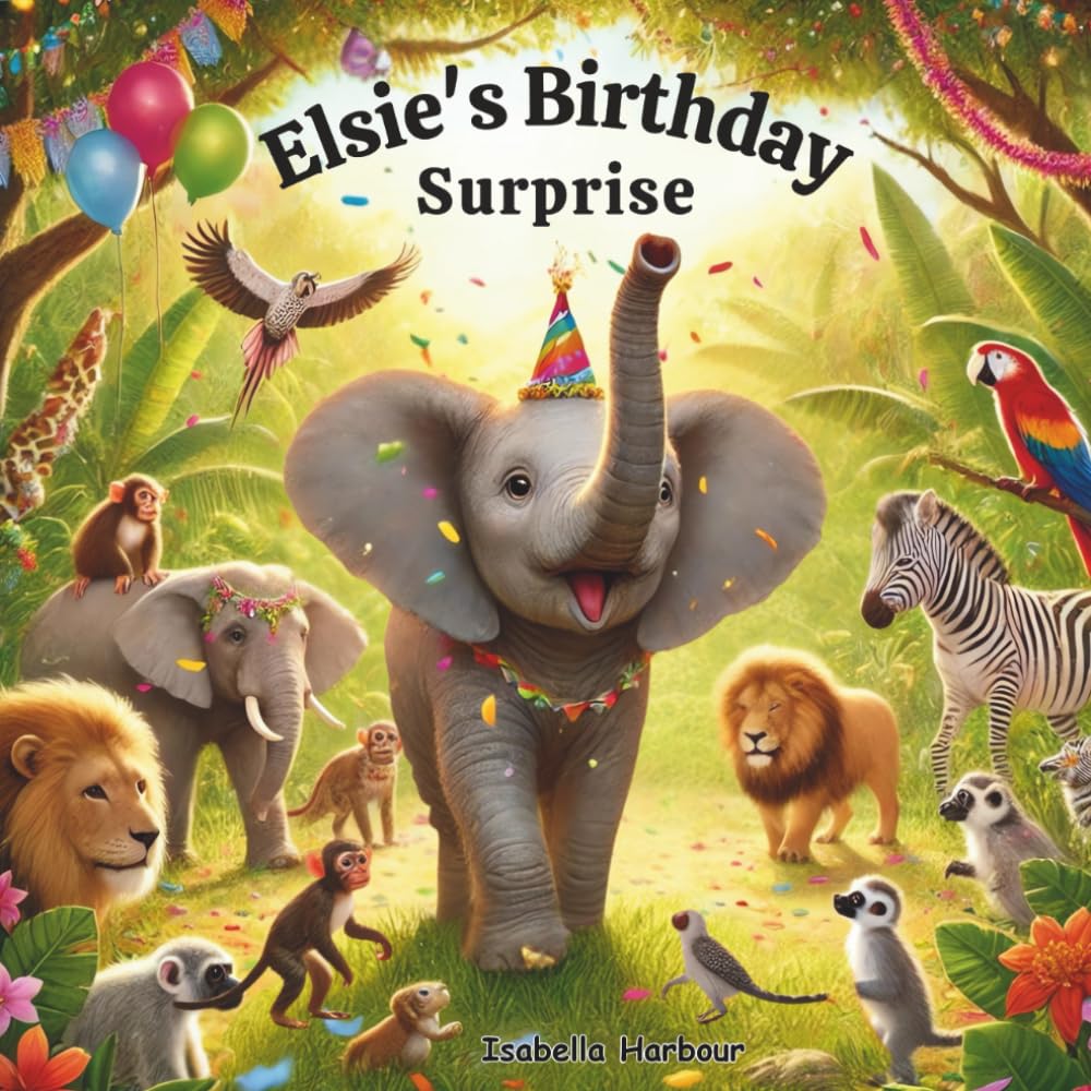 Elsie's Birthday Surprise: A Sweet Jungle Adventure About Friendship, Surprise Parties, and Teamwork for Ages 3–5