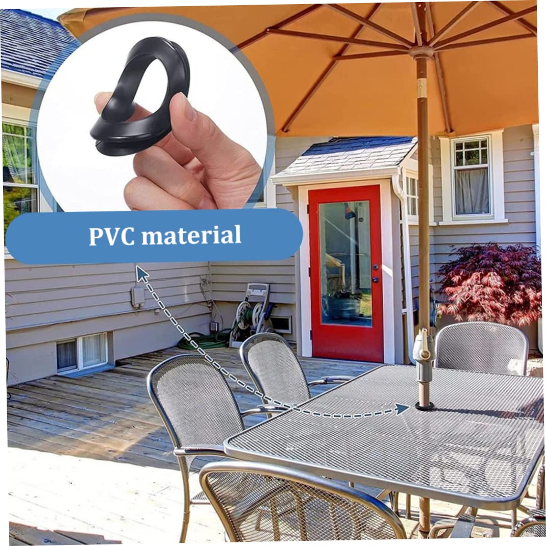 Bememo Terrassentisch Lochring Set - 5,1 Cm Schirmlochring Mit Kappe | Für Gartenmöbel