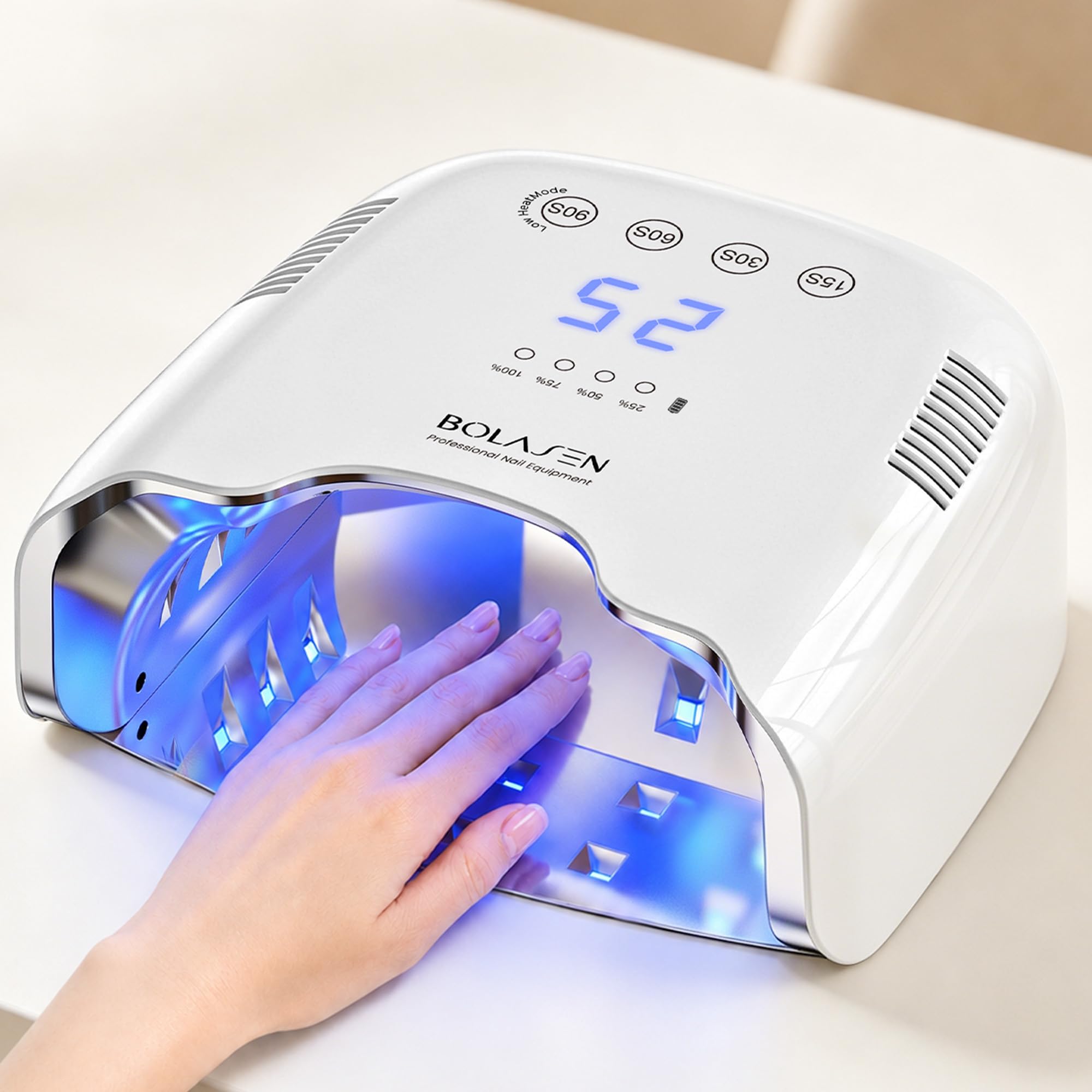 Amazon.com: BOLASEN Cordless Rechargeable UV Nail Lamp - UV Light
