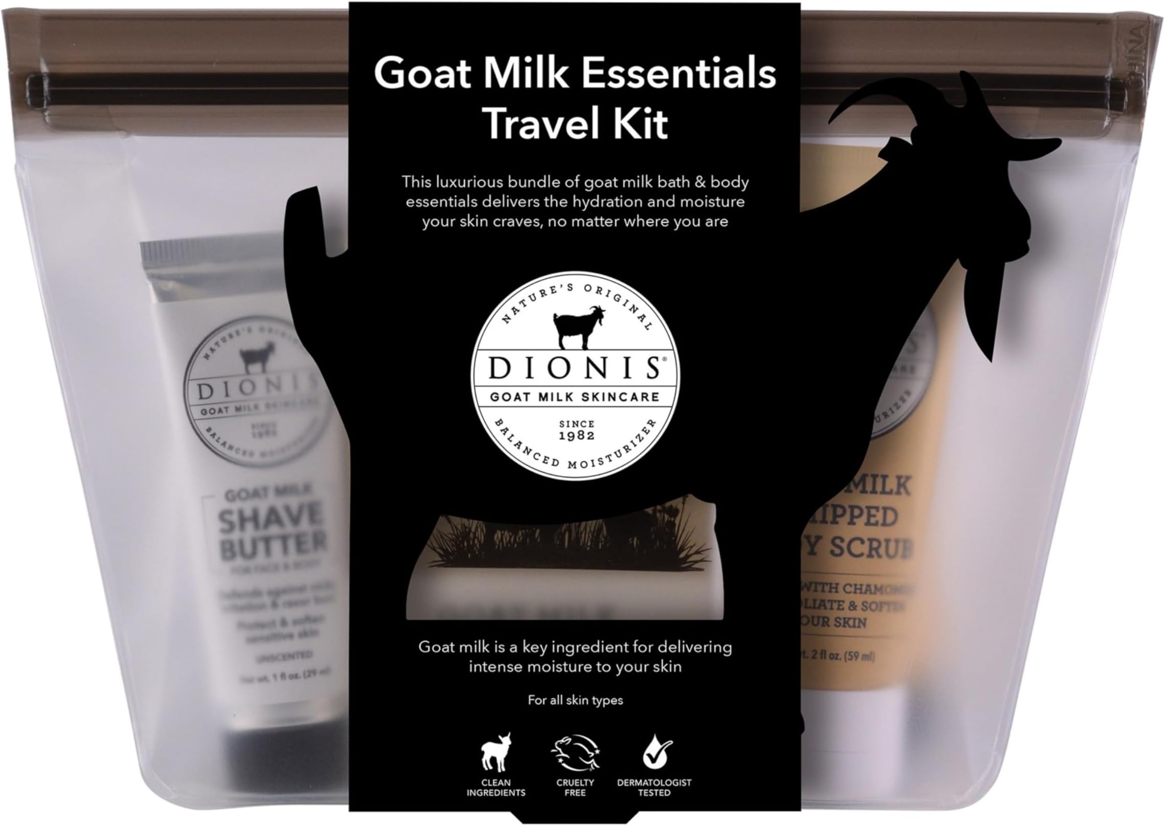 Amazon.com : Dionis Goat Milk Bath & Body Set, 3 Piece Set, Includes 1
