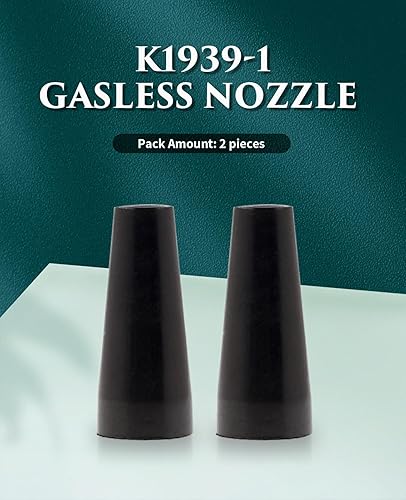 Miniatura 2 de Kit de núcleo de flujo K3493-1, boquilla sin gas difusor de gas y punta de contacto 0.035 '' para accesorios de soldadura Century FC9080GL Titanium