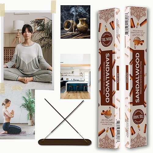 Miniatura 3 de Varitas de incienso de sándalo - Incienso de Sándalo - Total 40 varillas de incienso - Paquete doble de 20 Insense - Inciensos - Inscents -