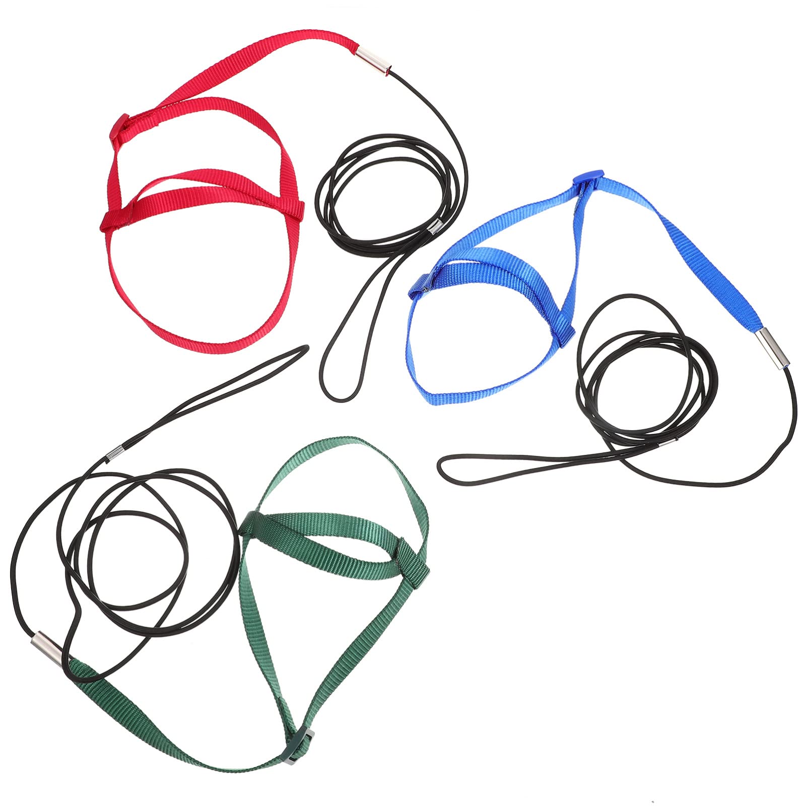 Mipcase 12 Piezas Cuerda Voladora De Loro Correa De Arnés De Aves Cinturones Arnés De Conejo Correa De Loro Mascota Cuerda De Tracción para Entrenamiento De Loros Ajustable Ropa Paño