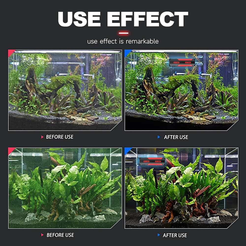 Stérilisateur UV Aquarium 9W 15W 22W Clarificateur Eau Dissolvant Algues Contrôleur Synchronisation 3/6/12/24 H