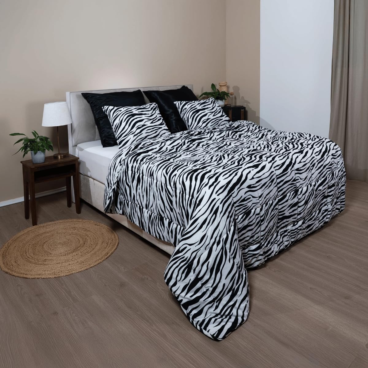 Zelesta Wonderbed Light Bettdecke 200x200 4 Jahreszeiten - Bettwäsche winterdecke und Sommer-Bettdecke Duvet - Waschbare bettdecke ohne Bezug - Anti-Allergene Steppdecke - Bettwäsche mit Muster