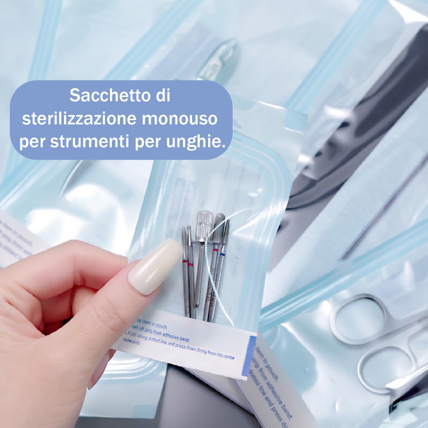 150 Pezzi Sacchetto Di Sterilizzazione, Acchetti Sterili in PVC, Sacchetti Per Autoclave, Buste Autosigillanti per Sterilizzazione, Buste Per Sterilizzazione