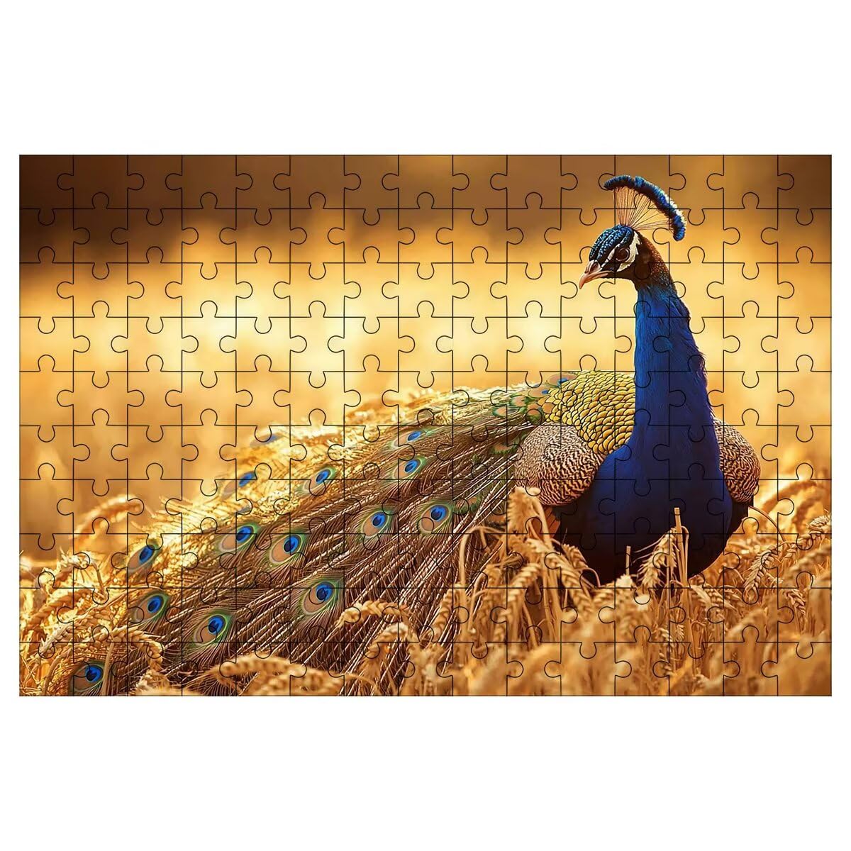 Puzzle 1500 sztuk paw, puzzle ziarna, drewniane puzzle, 87 x 57 cm -1246