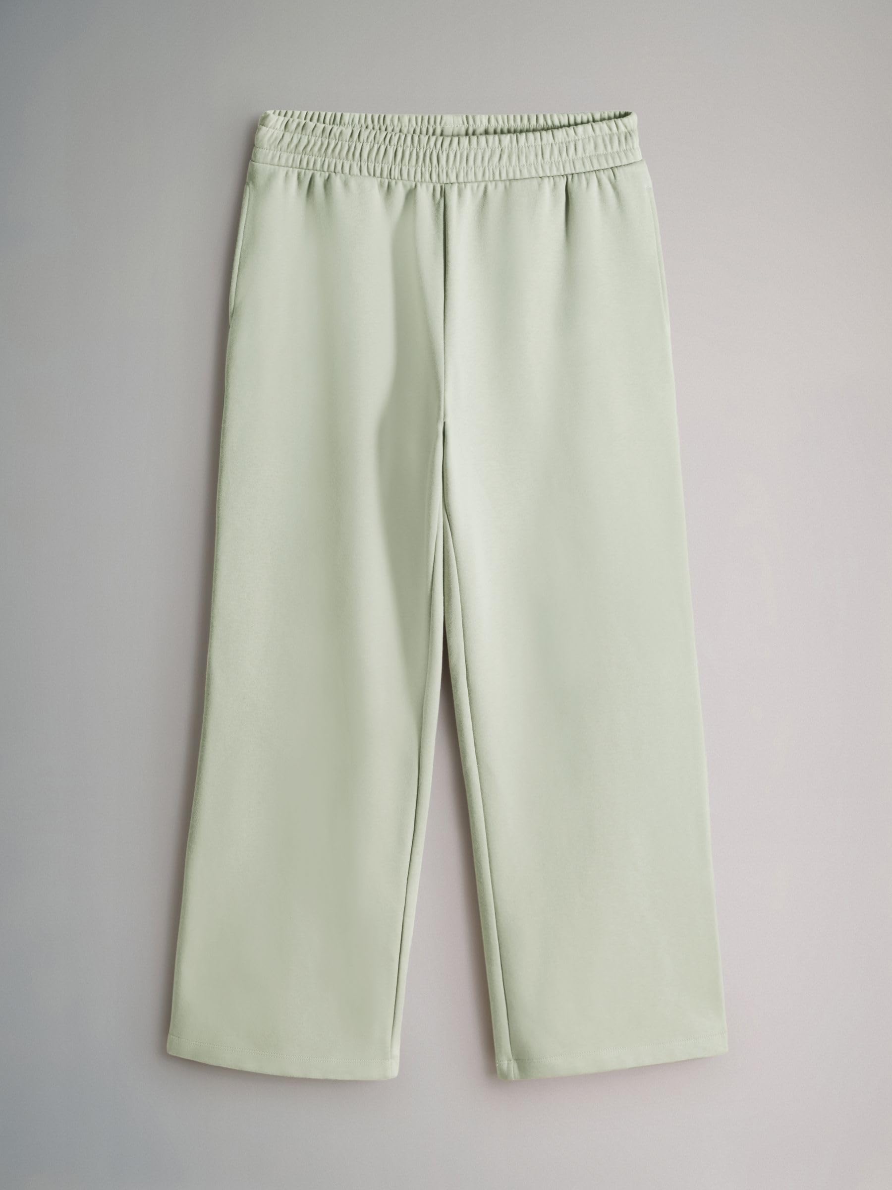 THE SET Damen Trichterkragen-Pullover mit 1/4-Reißverschluss und Jogginghose mit weitem Bein, 2er-Pack