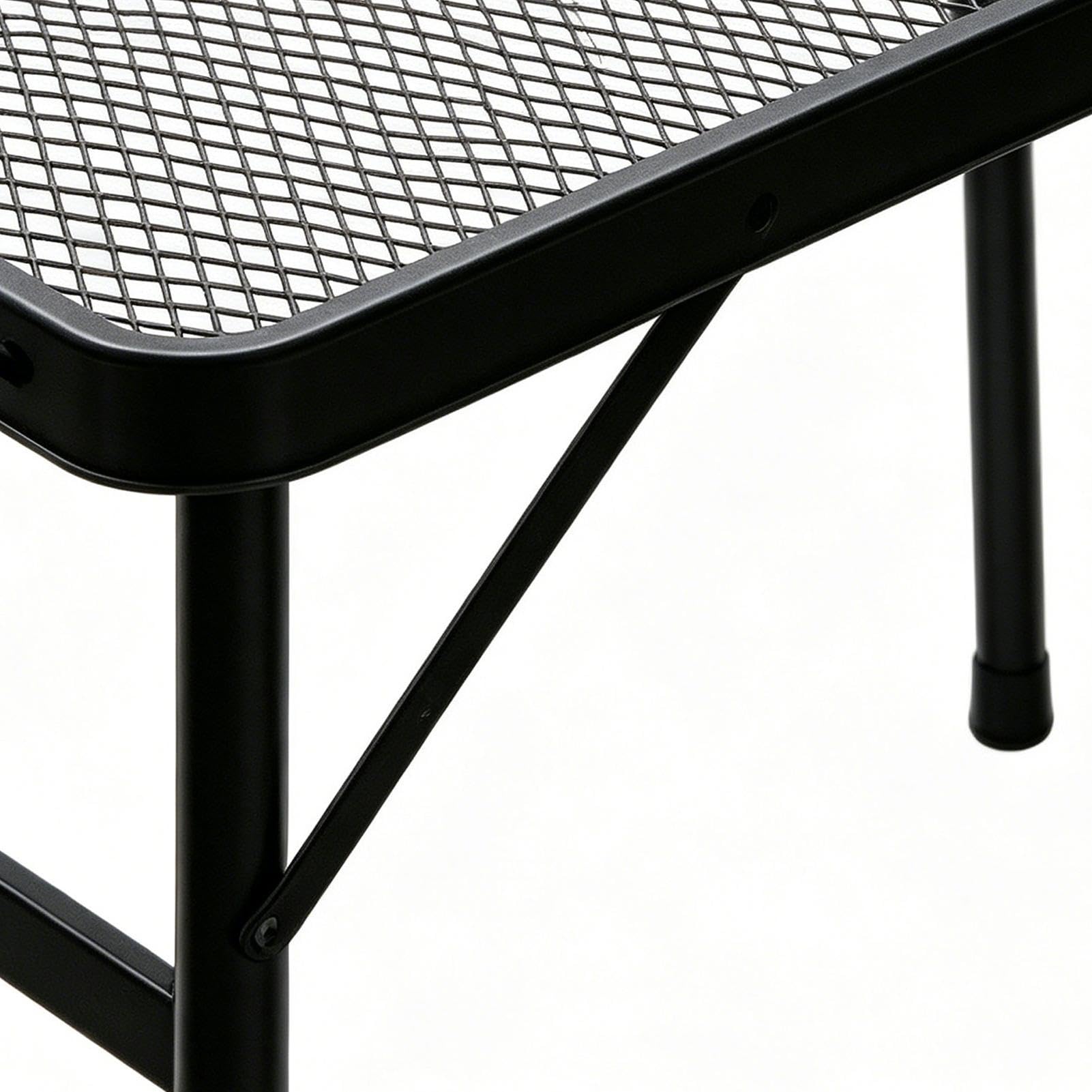Mesa de camping portátil para parrilla Altura Ajustable con Estructura | Mesa de Picnic Plegable con Asa de Transporte para Barbacoa Picnic Senderismo Viajes Playa Jardín Patio E