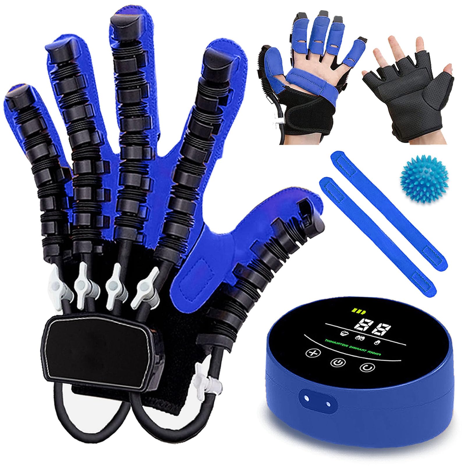Gants de robot rééducation main gauche taille L pour l'hémiplégie et arthrite