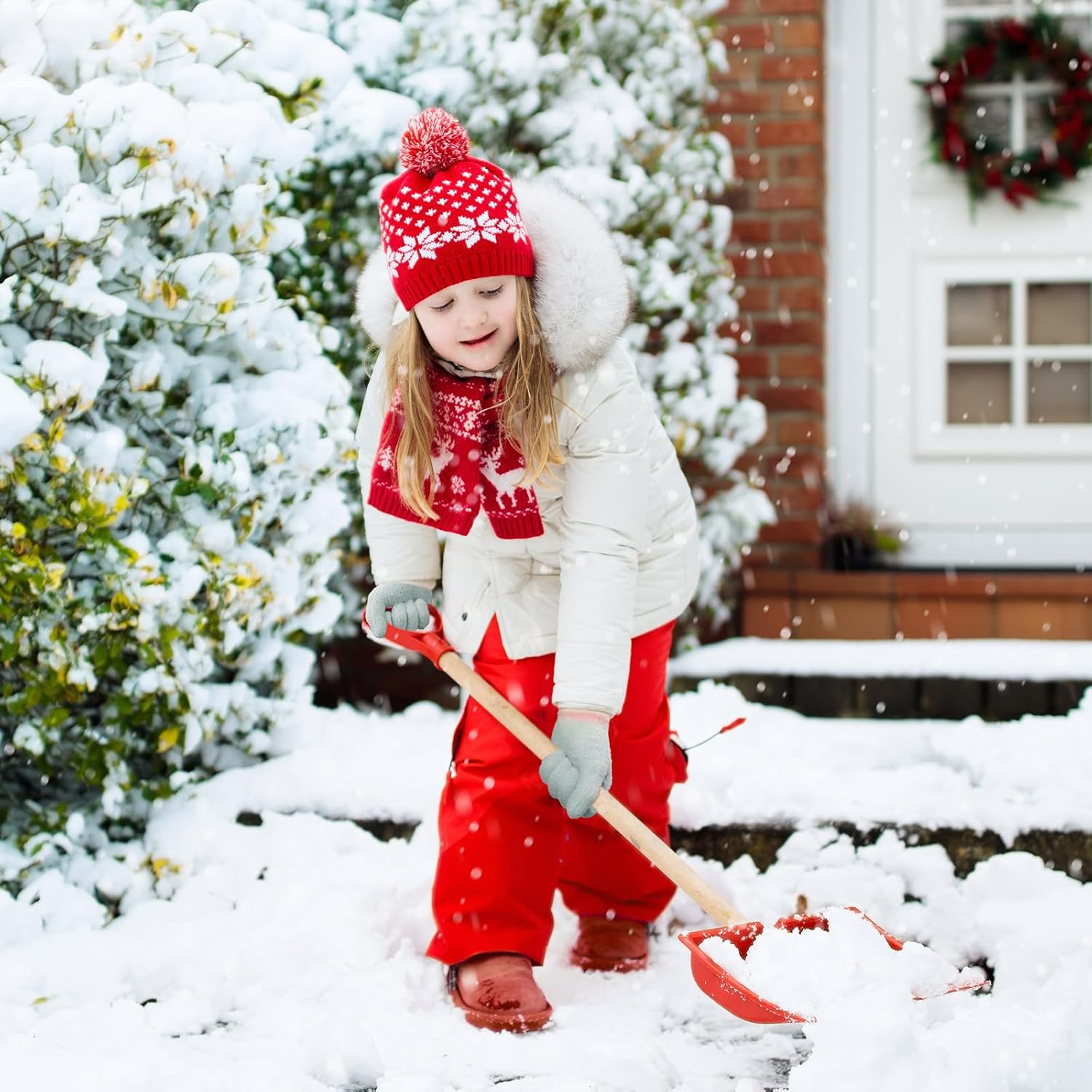 MIG4U Kids Winter Gloves 3 Pairs Warm Fuzzy Gloves, Soft Thermal Mittens for Cold Weather, Unisex Thick Cozy Gloves - Image 7