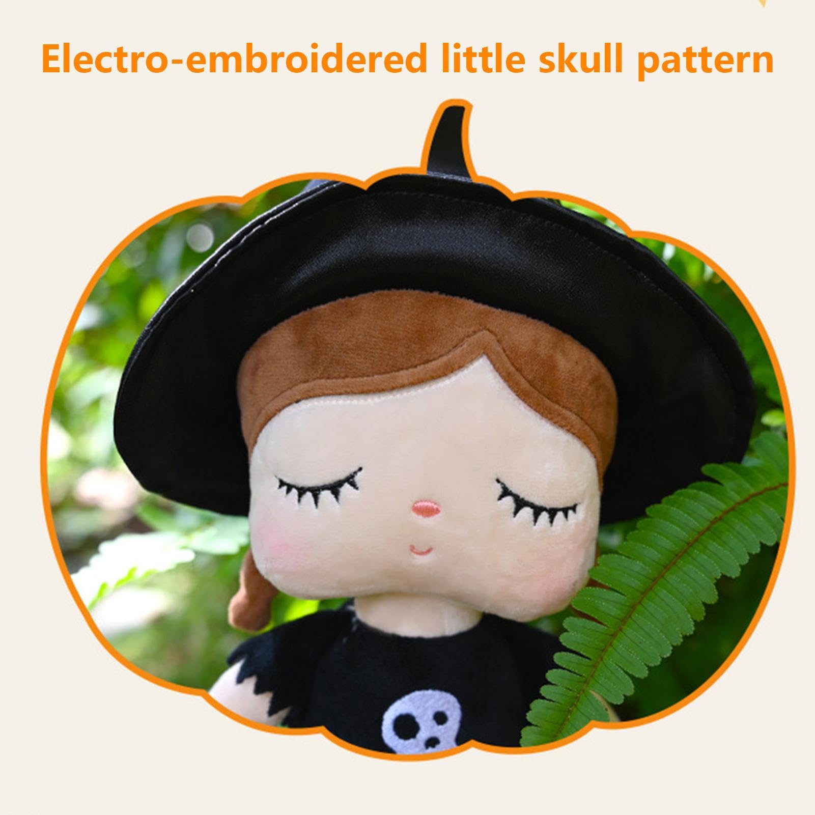 Amazon.co.jp: 魔女の女の子の人形 - 怖い役割のぬいぐるみ |魔女の