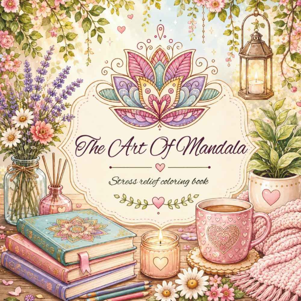 THE ART OF MANDALA: STRESS RELIEF COLORING BOOK