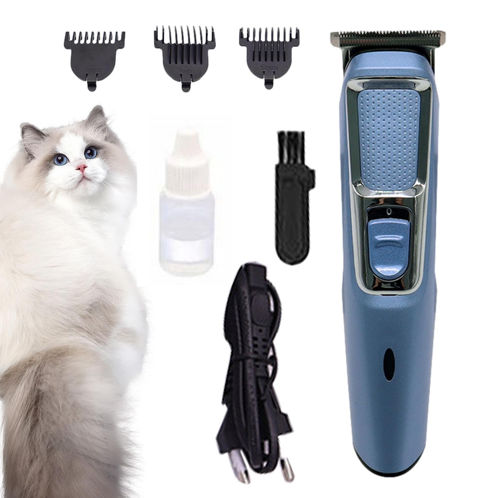 Tondeuse Pour Chiens,Sans Fil Et Rechargeable Électrique - Tondeuse Animaux Pour Toilettage Canin - Pour Races Petites Moyennes Grandes Pelage Long Épais Maison Salle De Bain