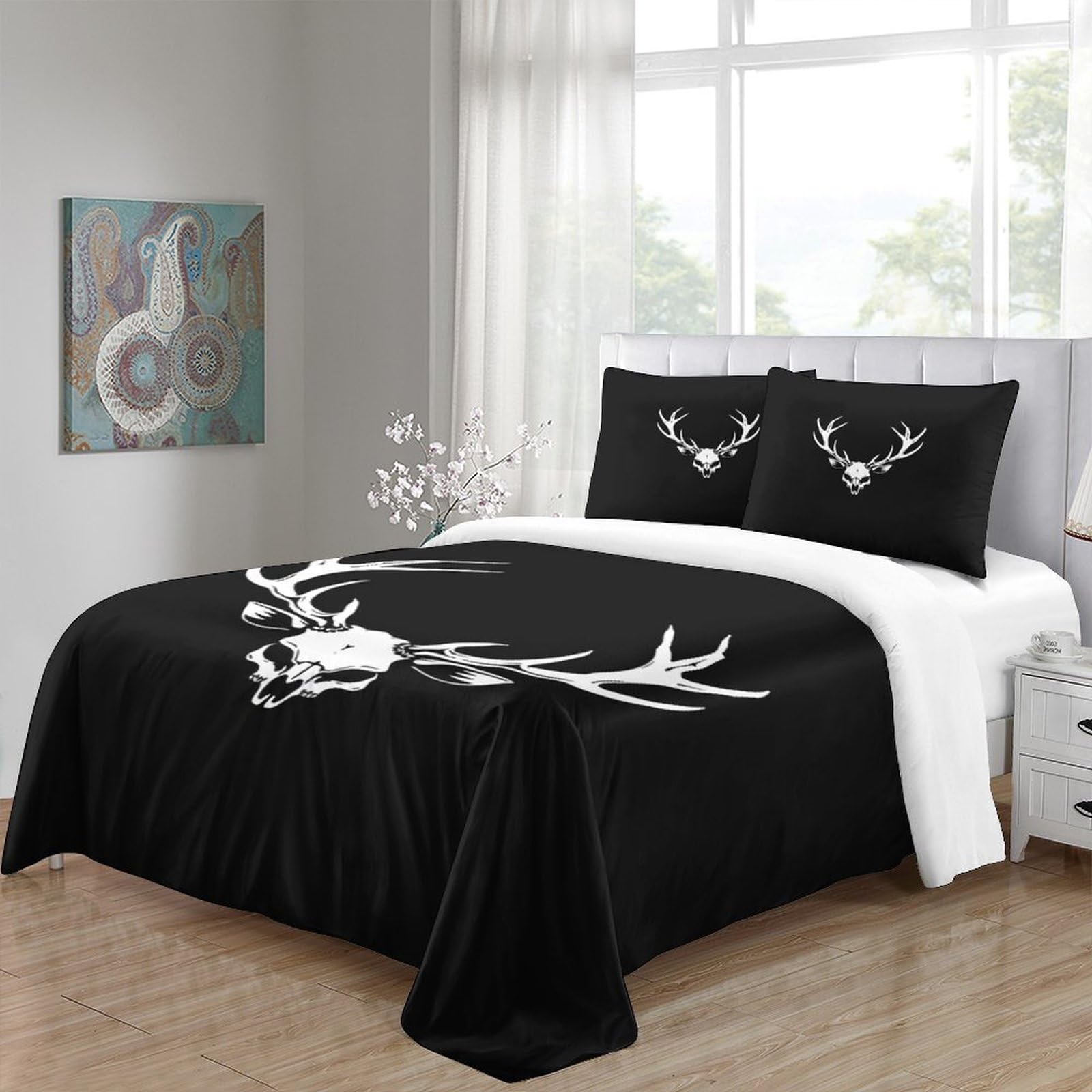 Stampato in 3D Pronipote tibetano Copertina Stampata Microfibra Disegnata Set Di Biancheria Da Letto Ipoallergenico Set 3 Pezzi,King（220x240cm）, Per Adolescenti E Adulti