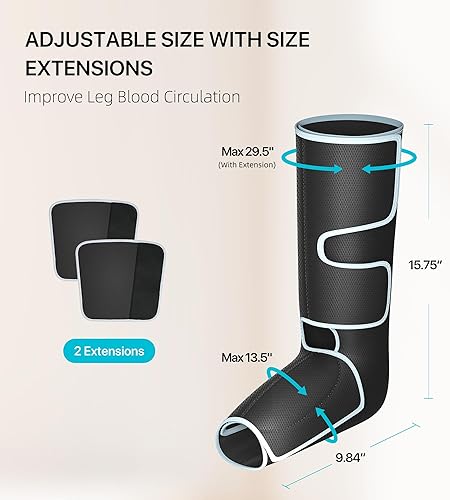 Miniatura 5 de ALLJOY Masajeador de piernas para circulación y alivio del dolor FSA, regalos para papá, mamá, día de la madre, día del padre, masajeador de piernas