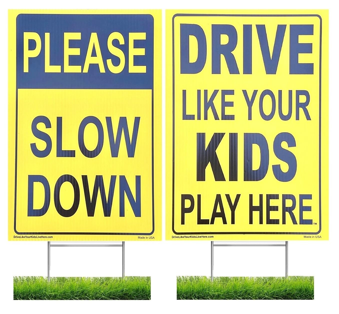Amazon.com: Please Slow Down Sign and Drive Like Your Kids Play
