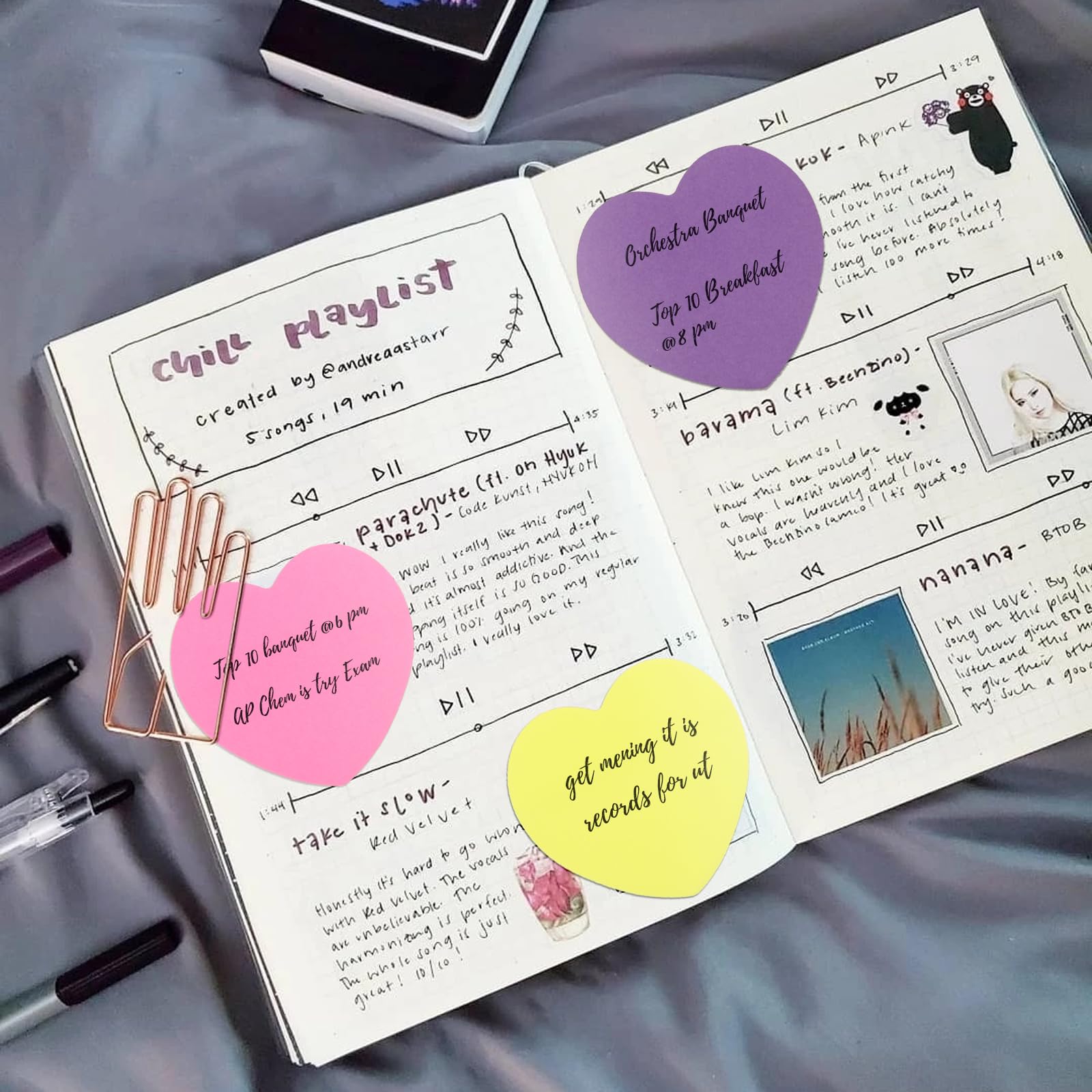 200 Foglietti Adesivi Grigi - Post-it Scrivibili, Autoadesivi, Con Righello, Per Organizzazione - Foto 2