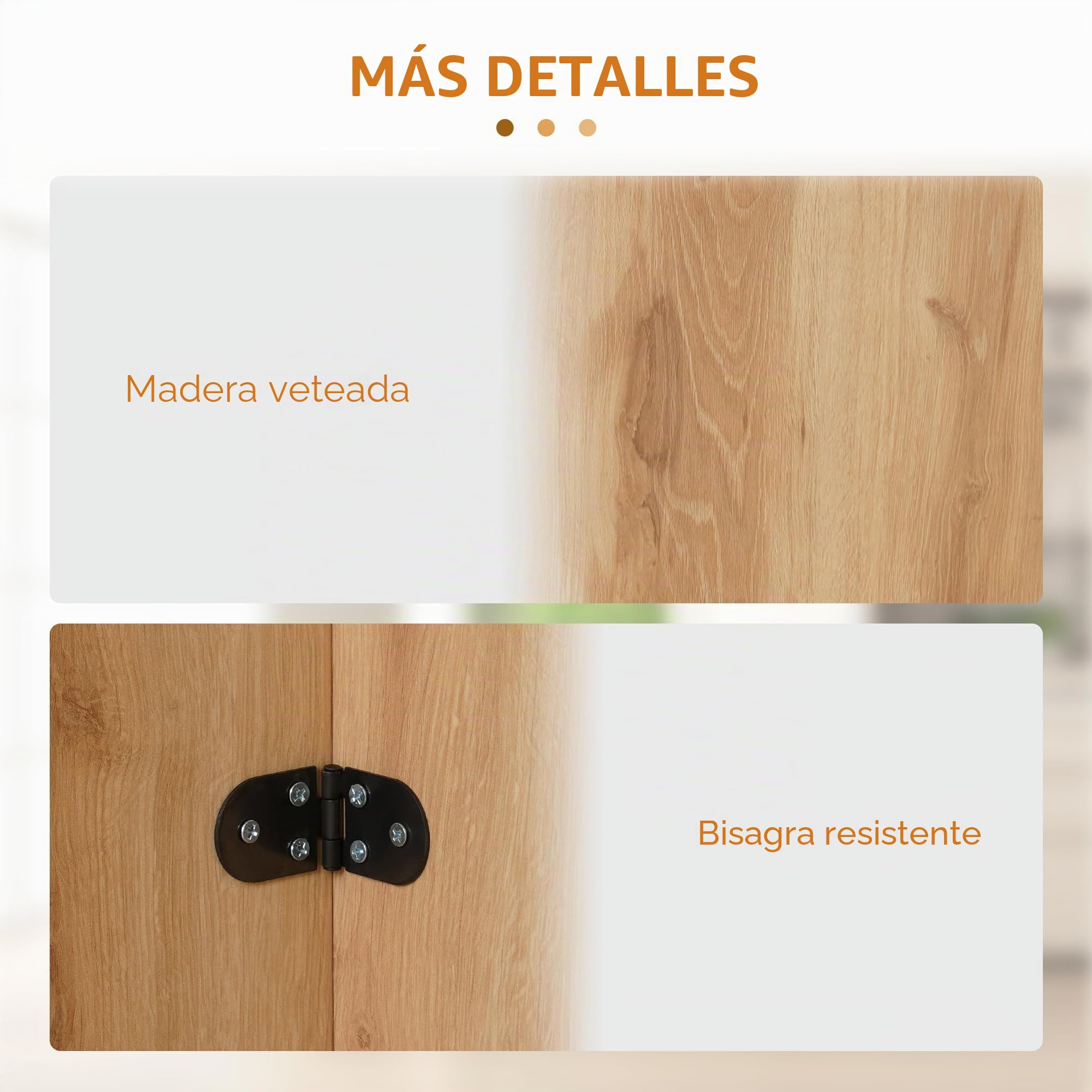 HOMCOM Mesa de comedor plegable ahorradora de espacio 90x60x74 cm Roble | Mesa de madera para exteriores para cocina y salón.