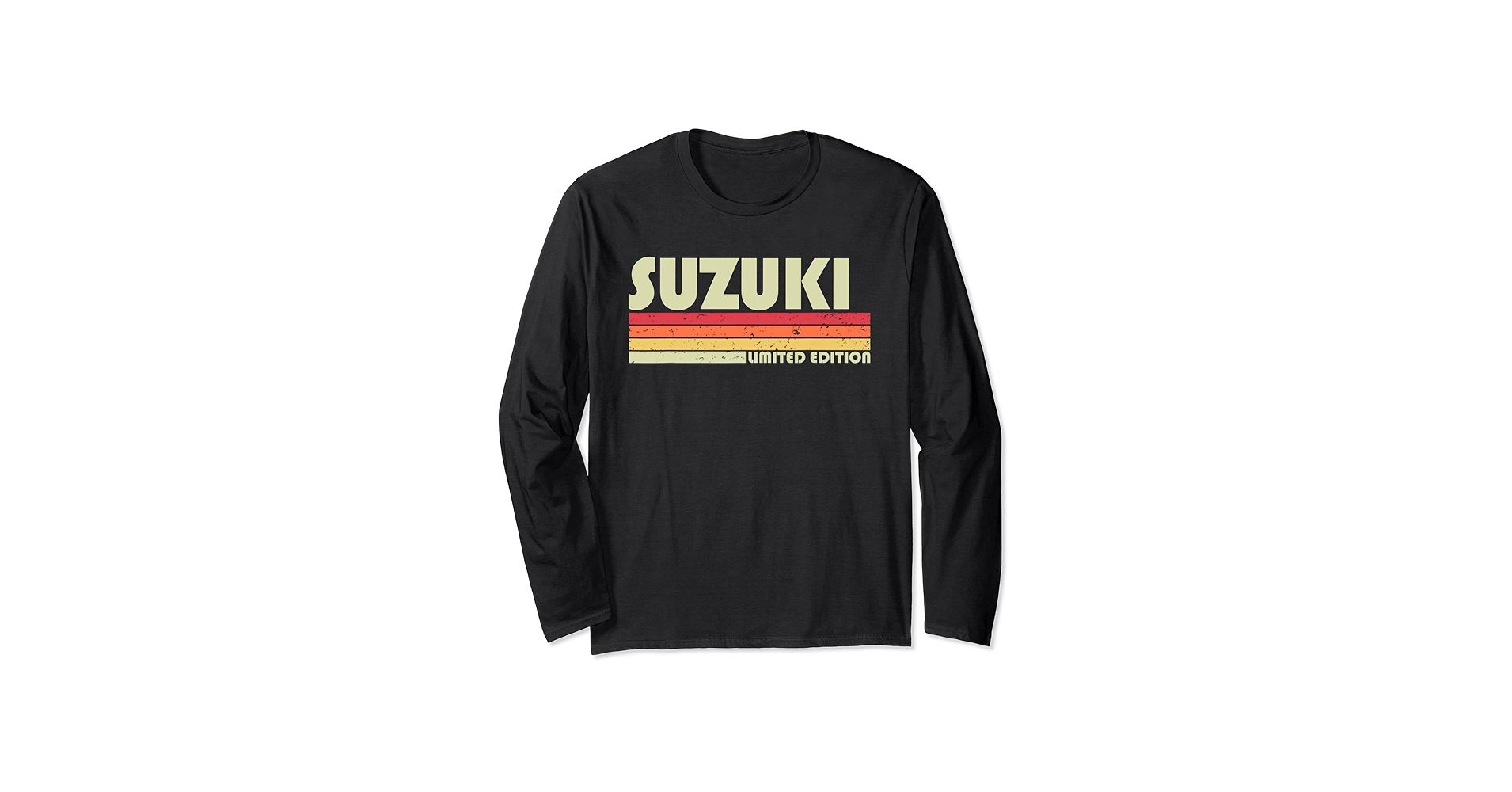 Amazon.com: Suzuki Retro Vintage Japanese Name Long Sleeve T