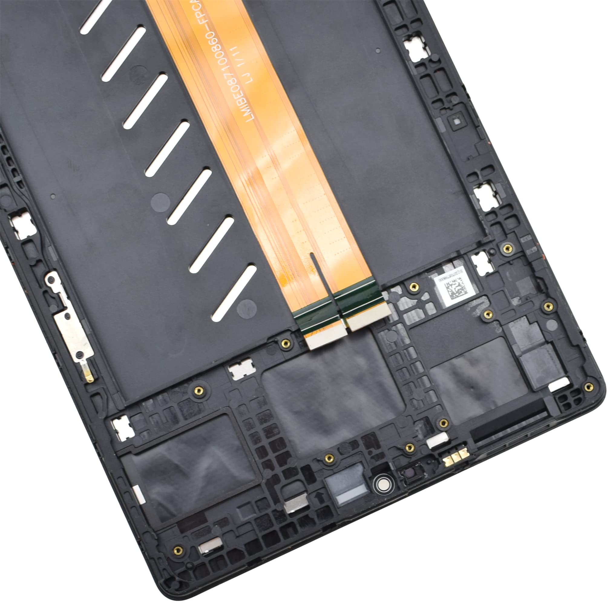 Double Sure Tablet Full LCD Display Touch Digitizer Screen Replacement for LTE Version Samsung Galaxy Tab A7 Lite Tab A7 Lite LTE with Screen Frame Black 8.7"