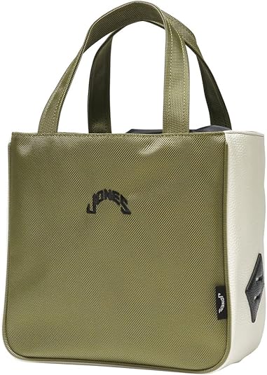 【超美品】ジョーンズ ポーチ グレー ロゴプリント カートバッグゴルフ ジョーンズ ゴルフ カートバッグ メンズ JONES GOLF Cart Bag