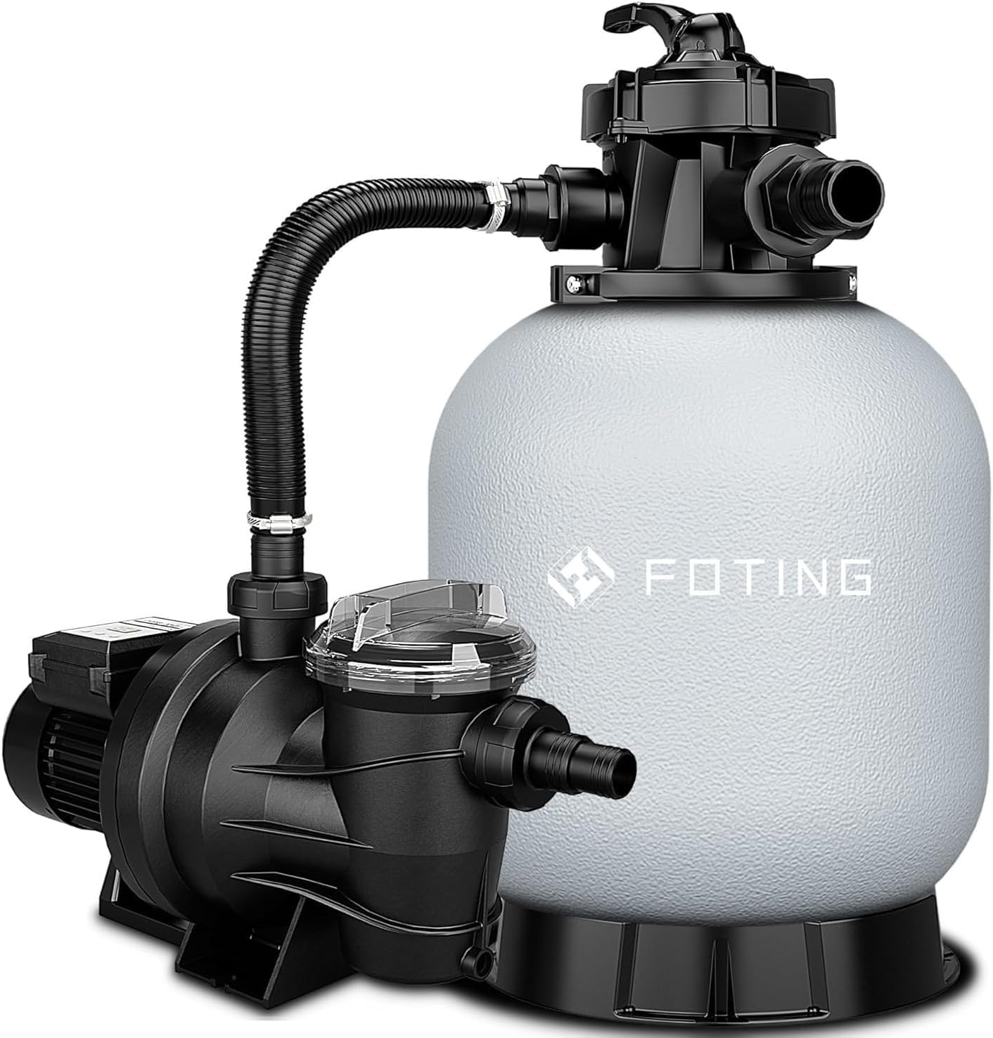 FOTING 1HP 4500GPH 16-inch Sand Filter Pump