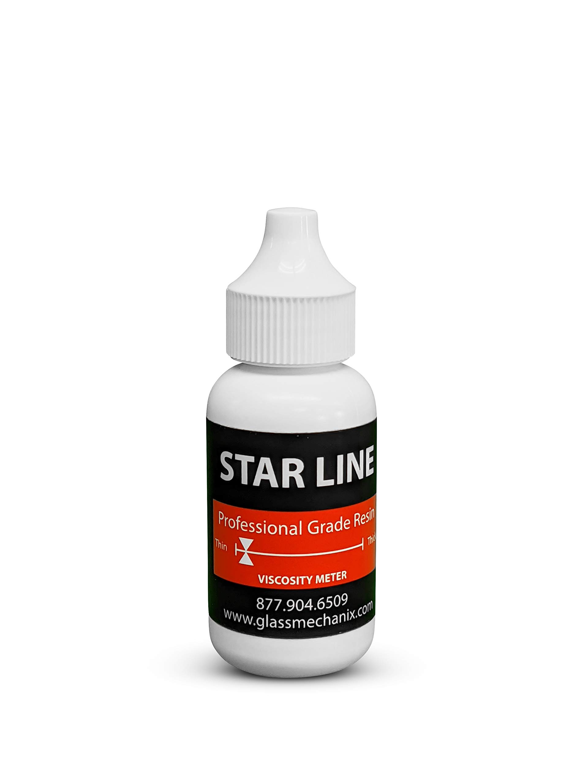 Glass Mechanix Star LINE Resin Windshield Repair Resin, Professional Grade Resin, Autoglass Repair Resin (30 ml)