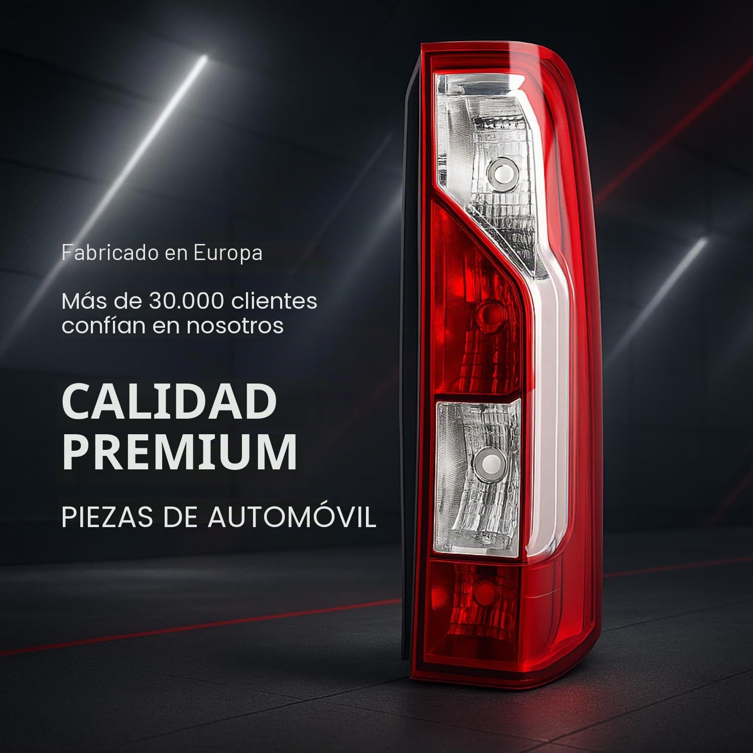 Luz Trasera Piloto Trasero Derecho Lado del Pasajero Compatible con Renault Master 3 2010-2024 Opel Movano 2010-2021 Nissan Interstar NV400 2010-2024 Vauxhall Movano 2010-2021 265500023R
