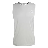 adidas Homme adi365 Running Essentials Tank, Medium Grey Heather
