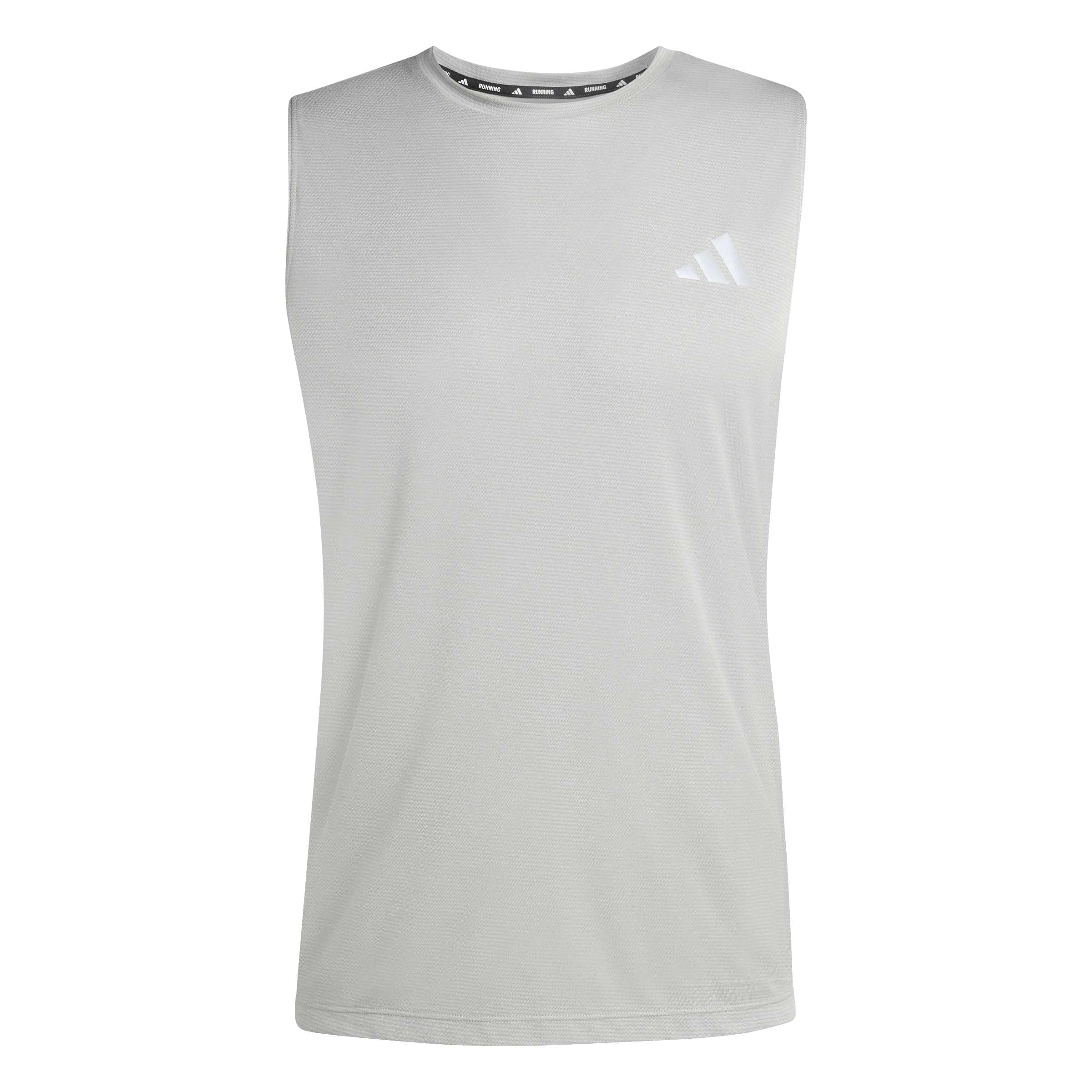 adidas Men's adi365 Running Essentials Tank, medium Grey Heather, XL