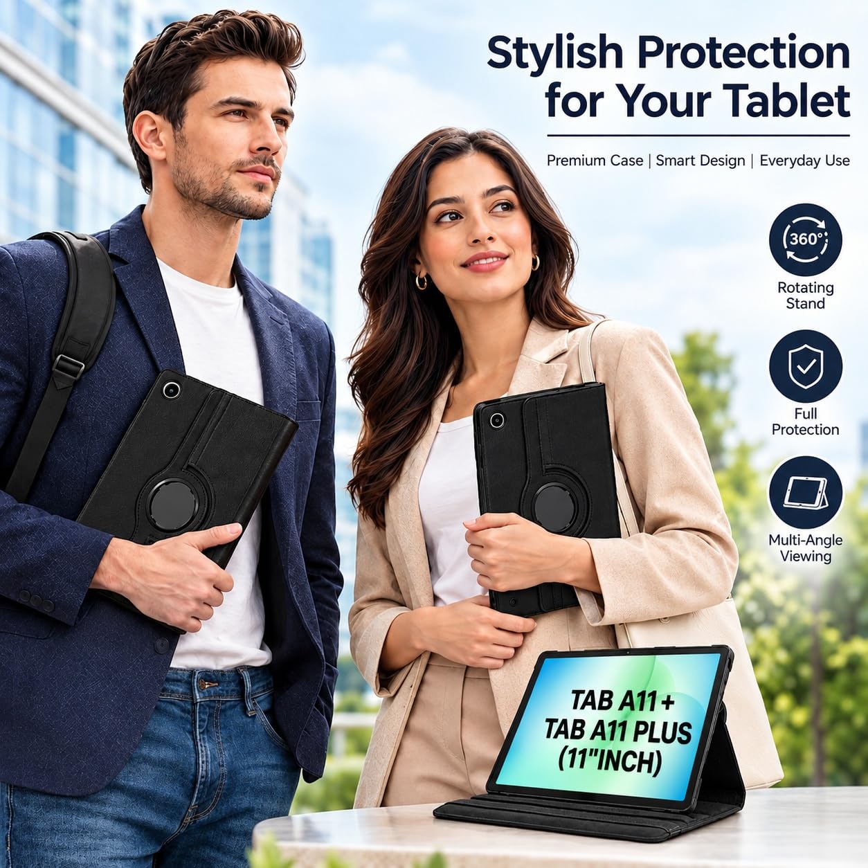 Samsung Galaxy Tab A11+ Cover - 360 Rotate -5